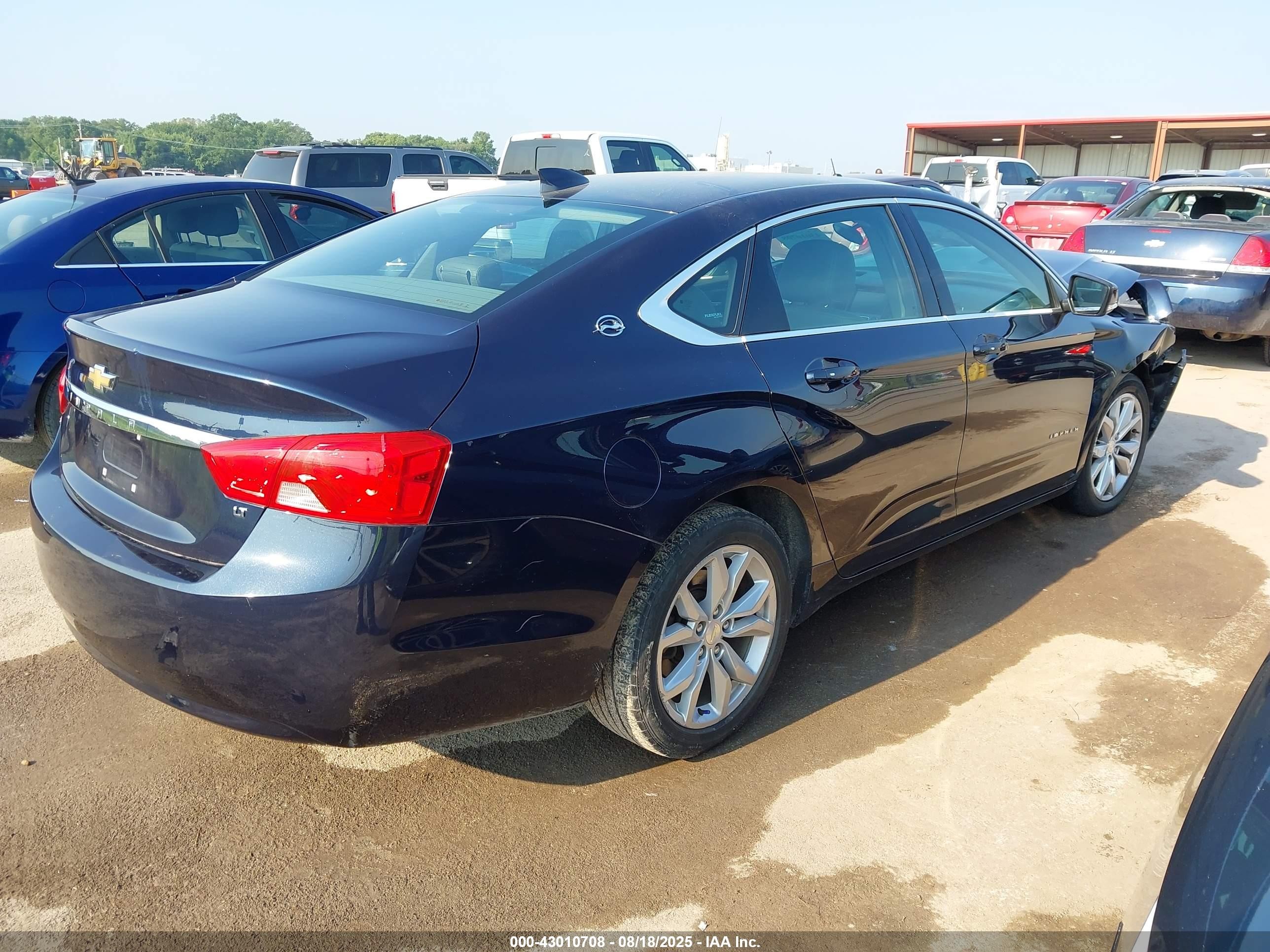 2018 Chevrolet Impala 1lt Черный vin: 2G1105S36J9151093