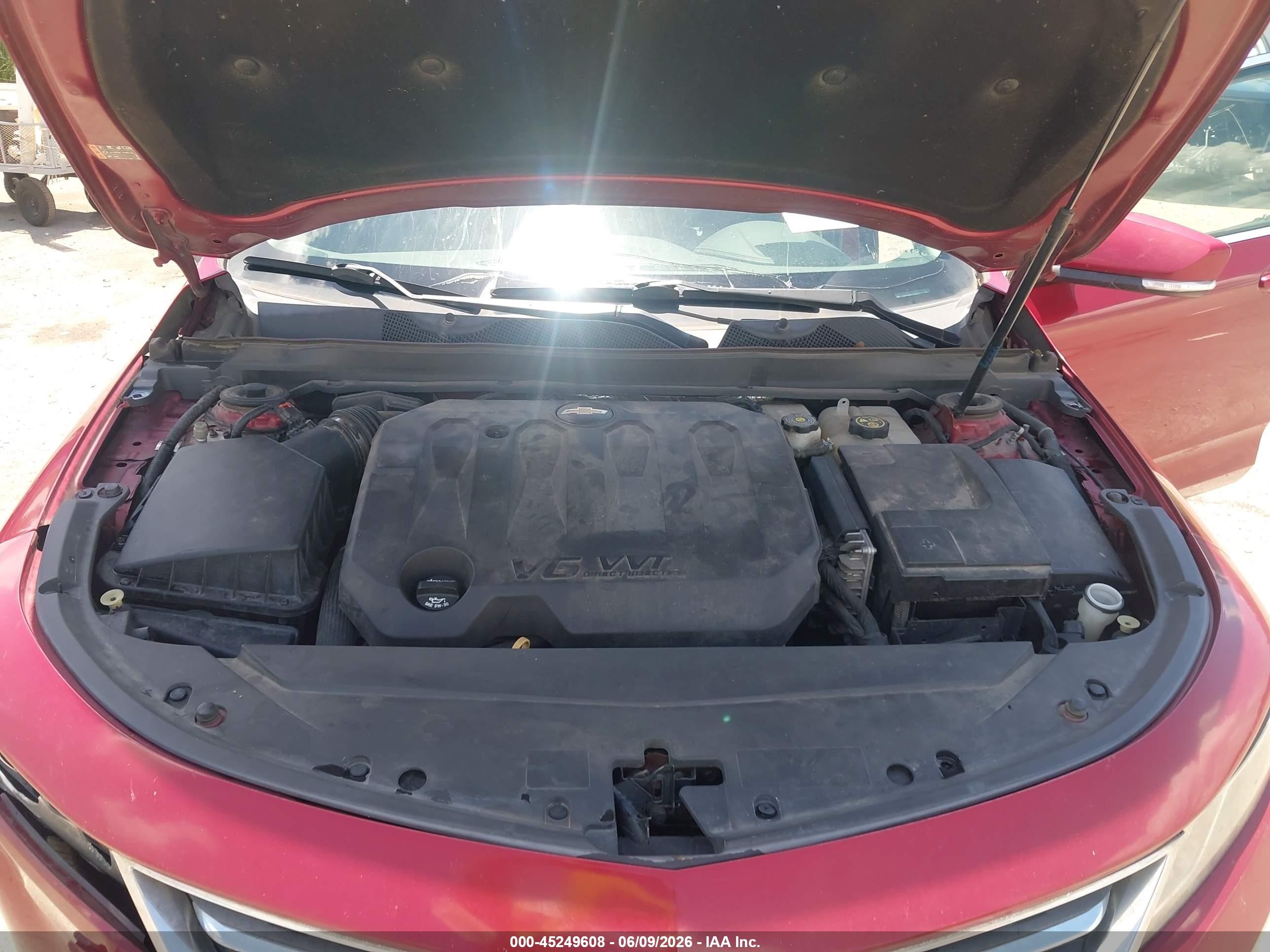 2018 Chevrolet Impala 1lt Red vin: 2G1105S37J9160742