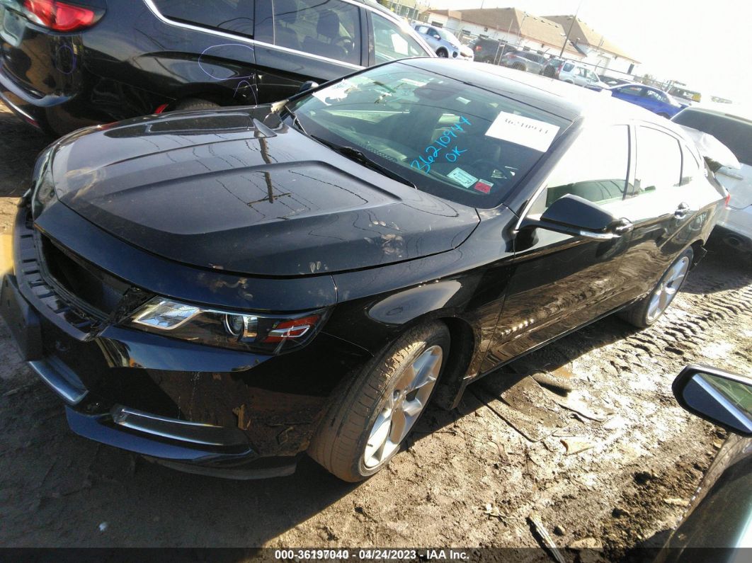 2017 Chevrolet Impala Lt Black vin: 2G1105S39H9103615