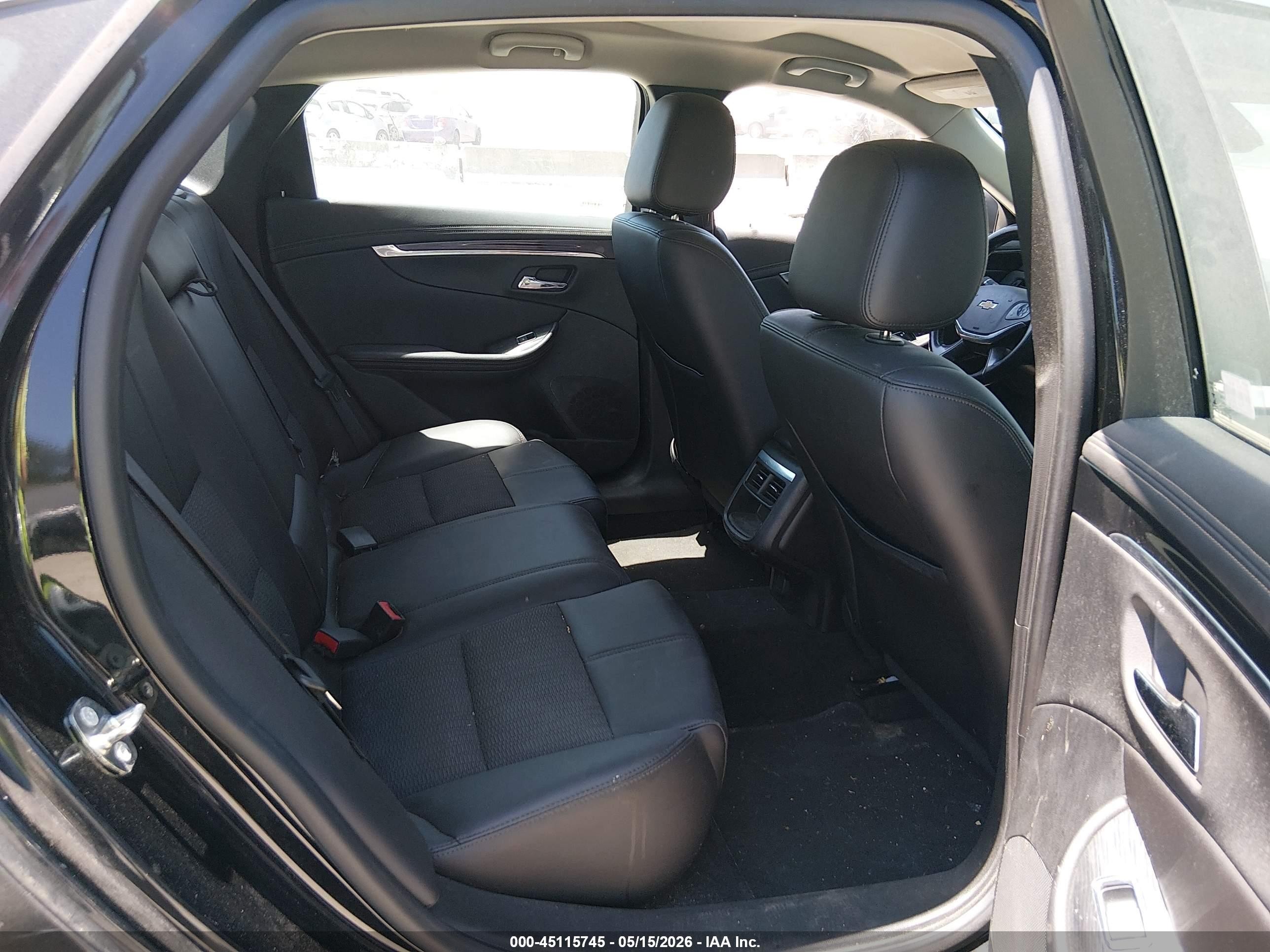 2018 Chevrolet Impala 1lt Black vin: 2G1105S39J9140458