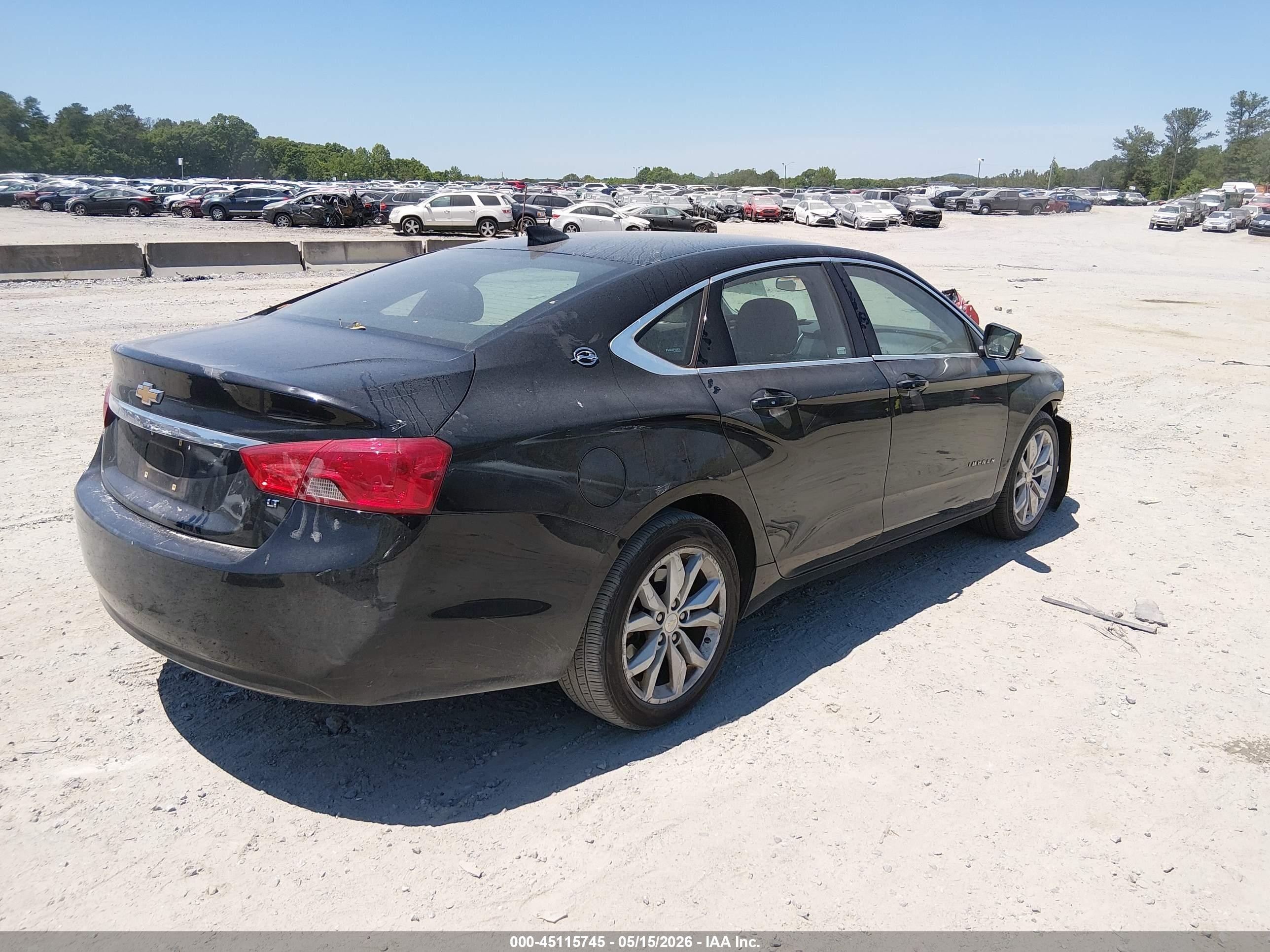 2018 Chevrolet Impala 1lt Black vin: 2G1105S39J9140458