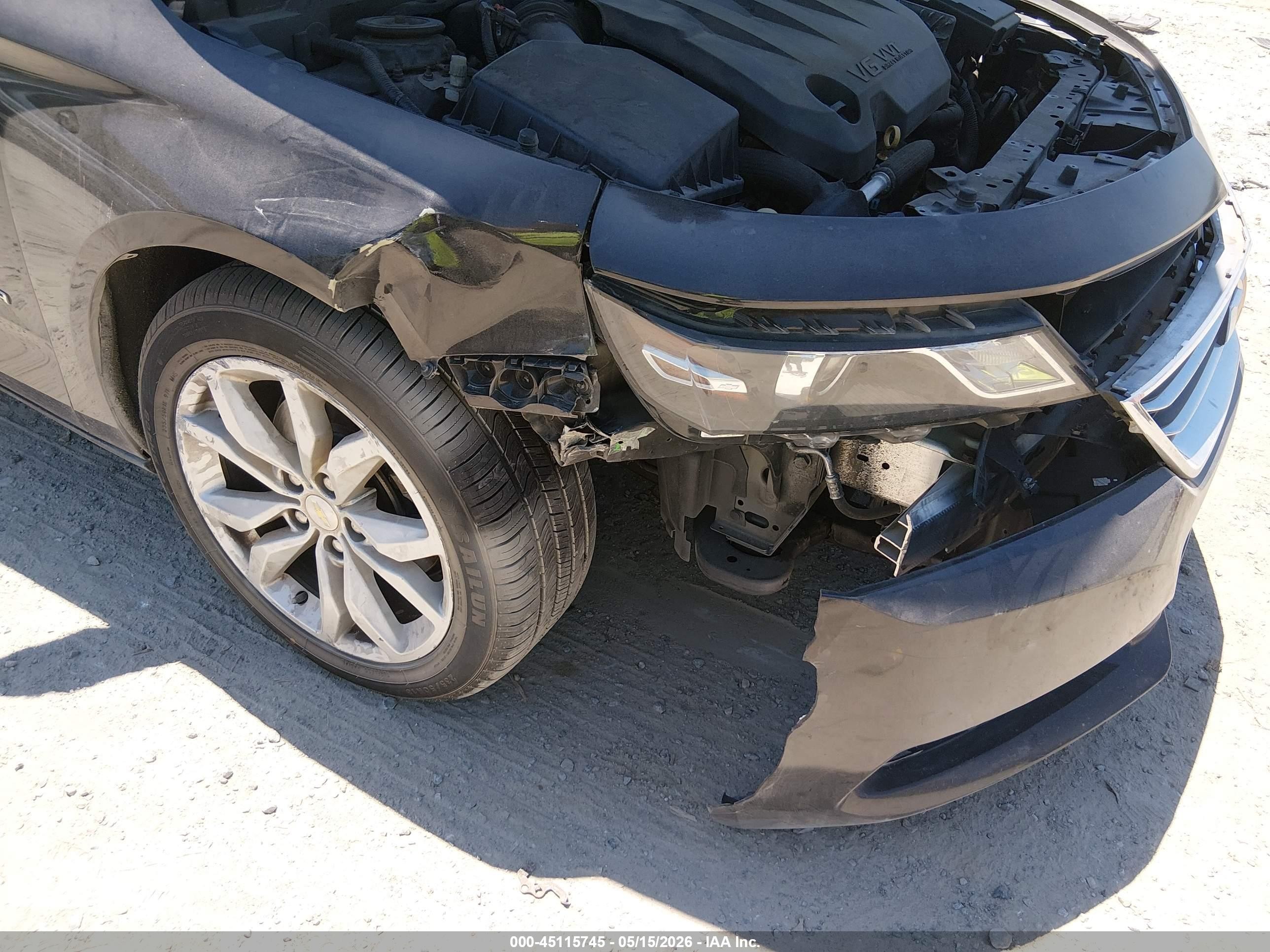 2018 Chevrolet Impala 1lt Black vin: 2G1105S39J9140458
