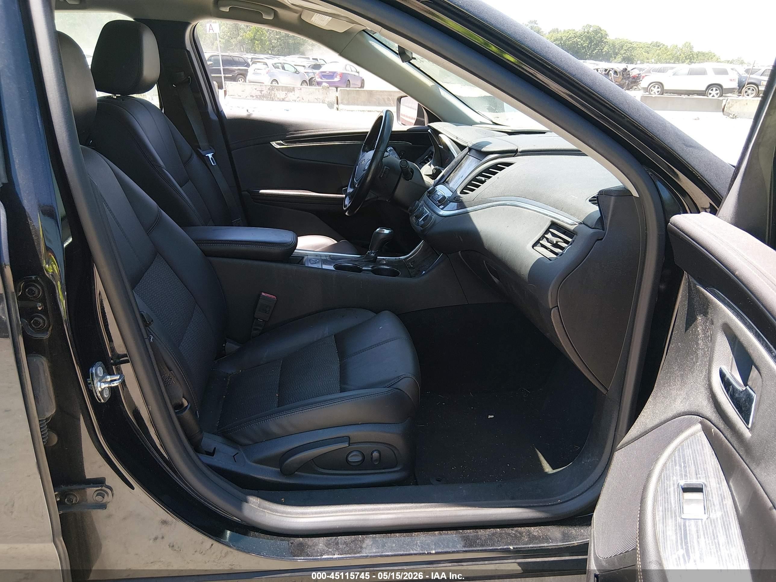 2018 Chevrolet Impala 1lt Black vin: 2G1105S39J9140458