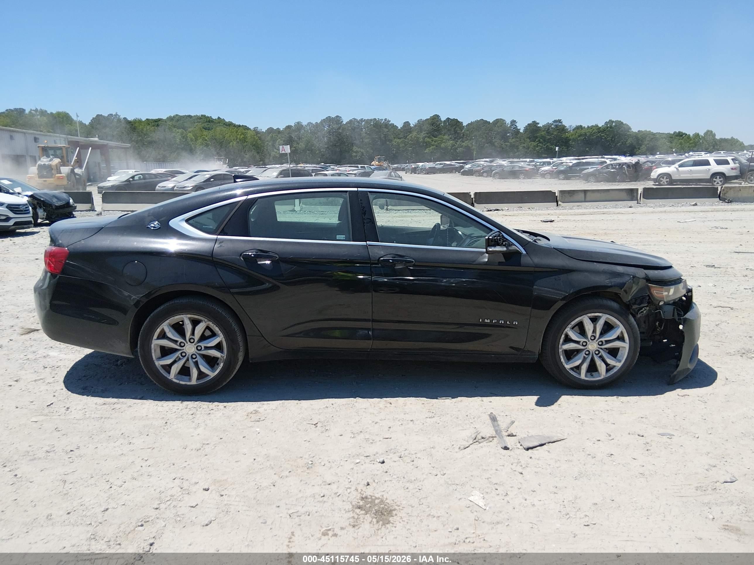 2018 Chevrolet Impala 1lt Black vin: 2G1105S39J9140458