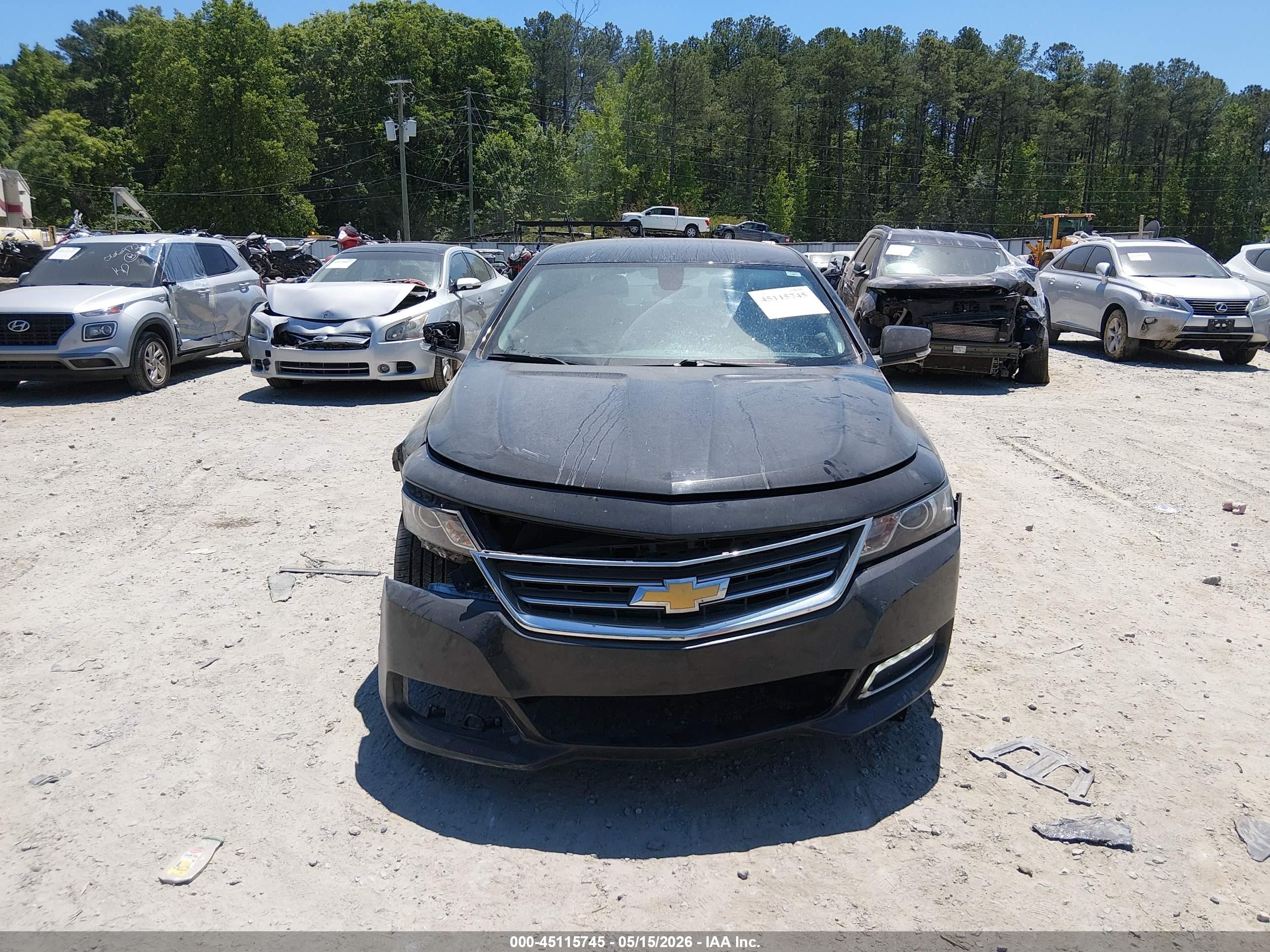 2018 Chevrolet Impala 1lt Black vin: 2G1105S39J9140458