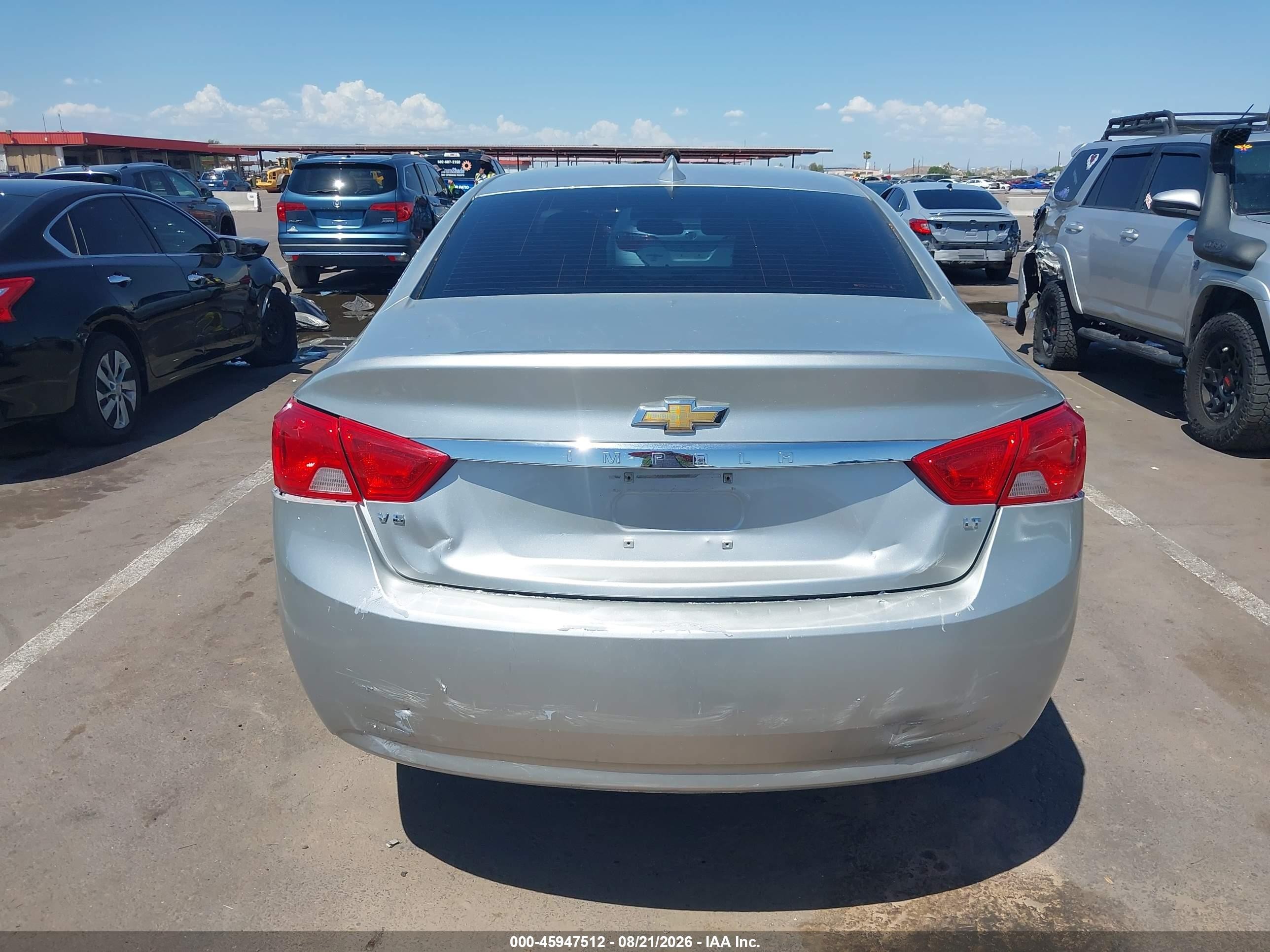 2017 Chevrolet Impala 1lt Silver vin: 2G1105S3XH9122349