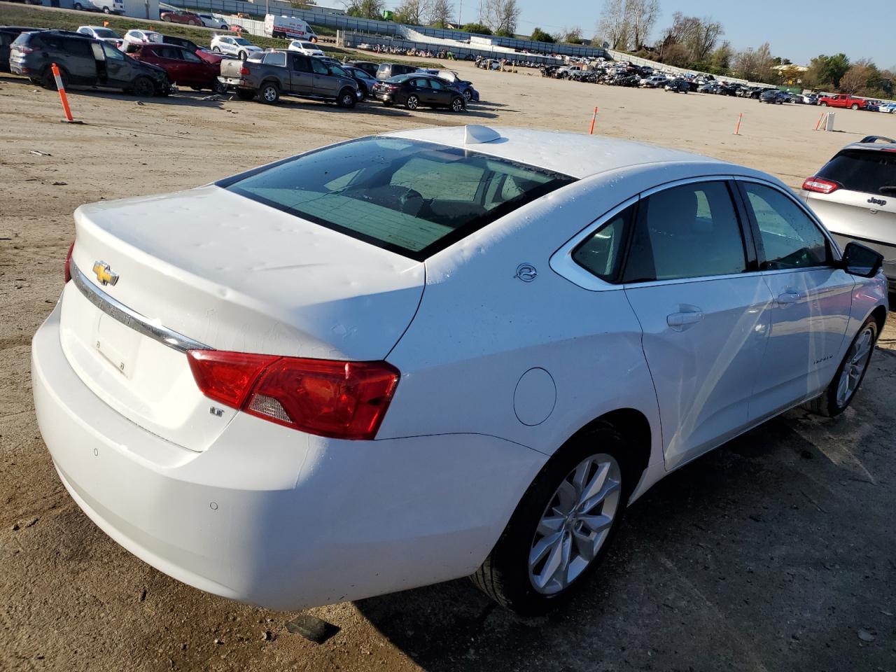 2017 Chevrolet Impala Lt White vin: 2G1105SA3H9138486