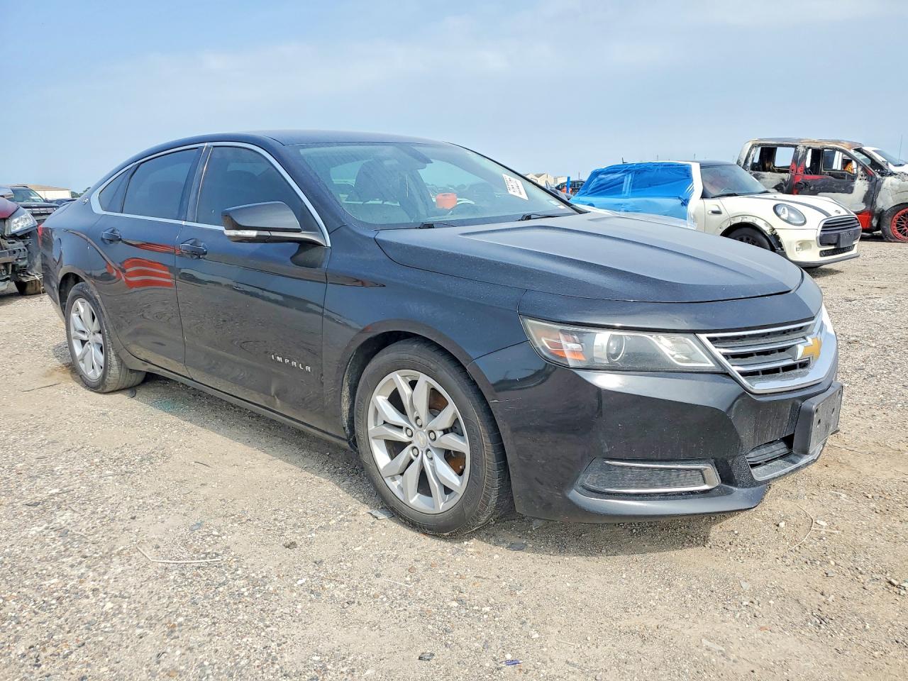 2017 Chevrolet Impala Lt Black vin: 2G1105SA3H9153604