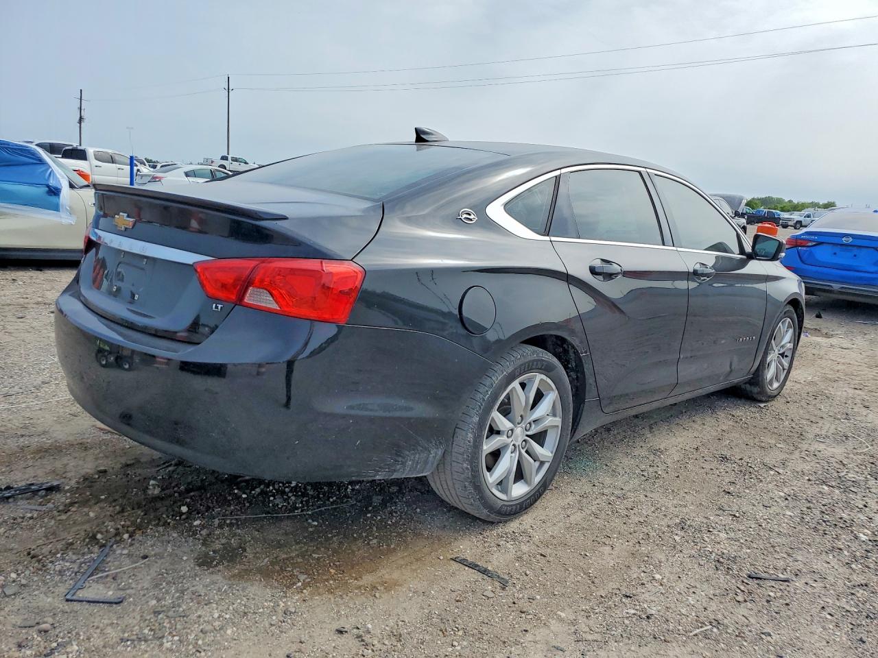 2017 Chevrolet Impala Lt Black vin: 2G1105SA3H9153604