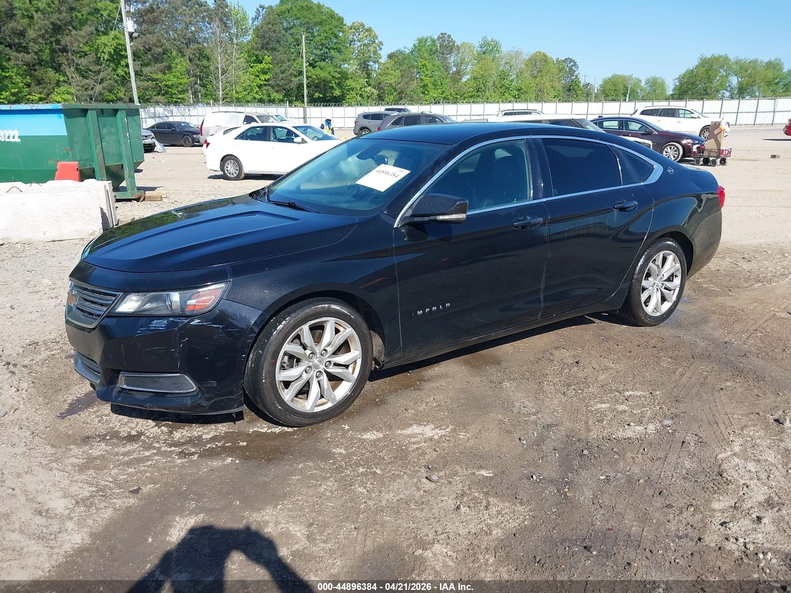 2016 Chevrolet Impala 1lt Black vin: 2G1105SA5G9184352
