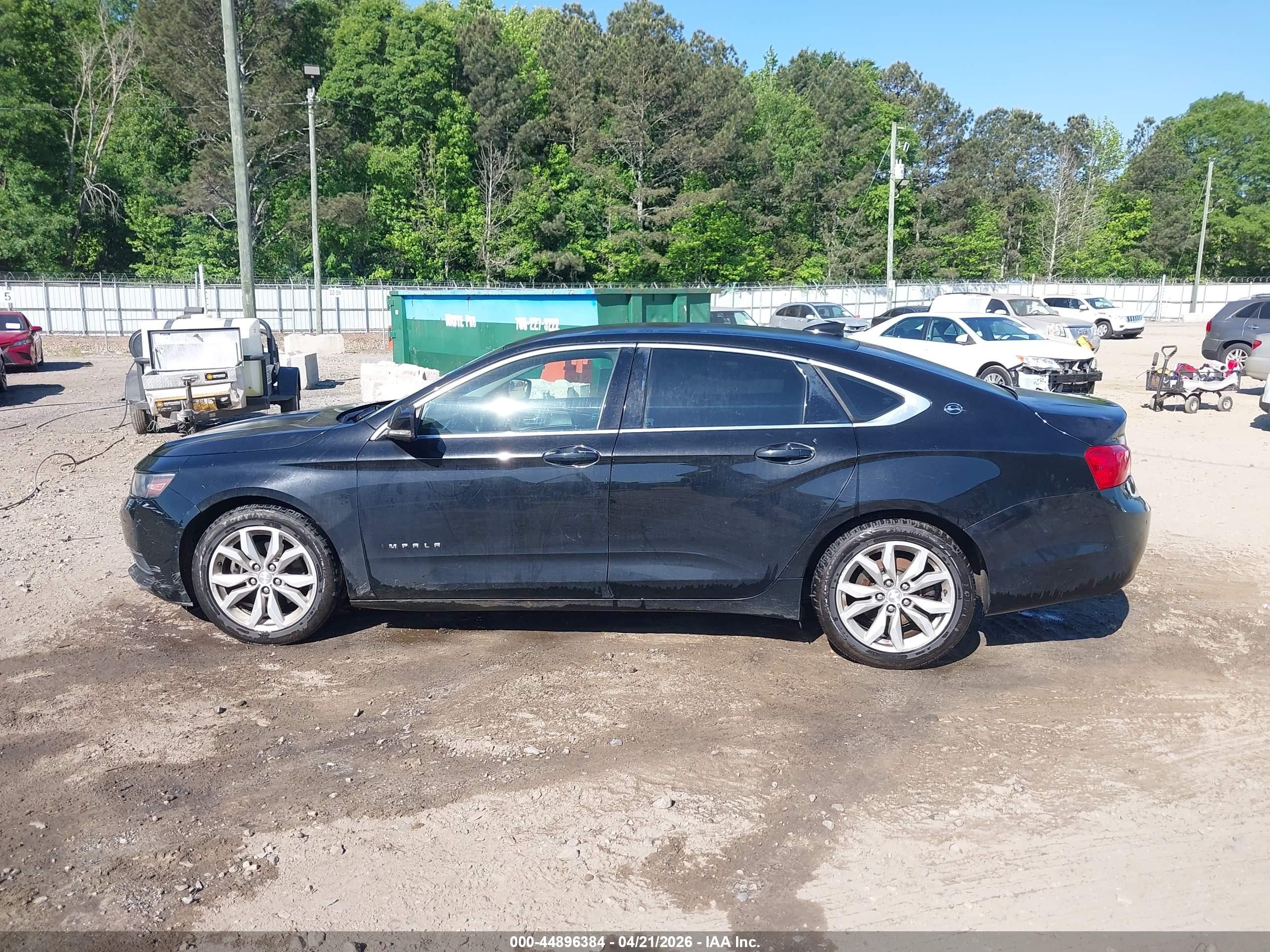 2016 Chevrolet Impala 1lt Black vin: 2G1105SA5G9184352