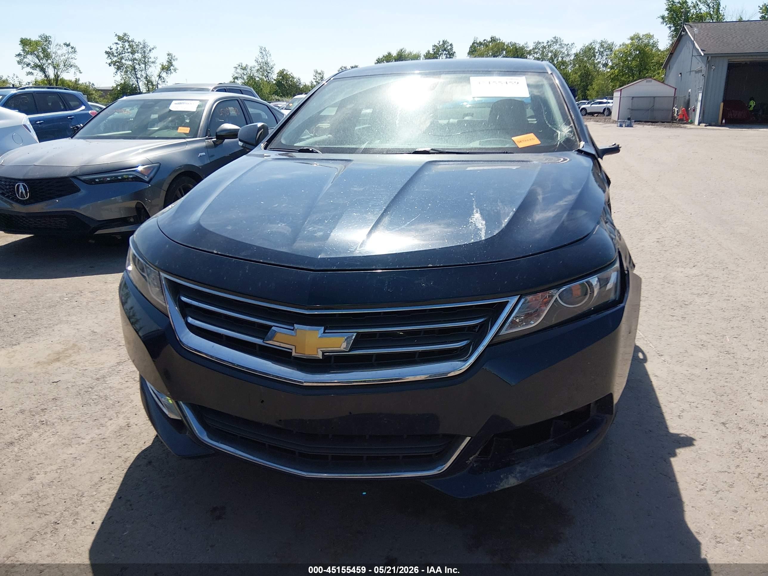 2017 Chevrolet Impala 1lt Blue vin: 2G1105SA5H9167665