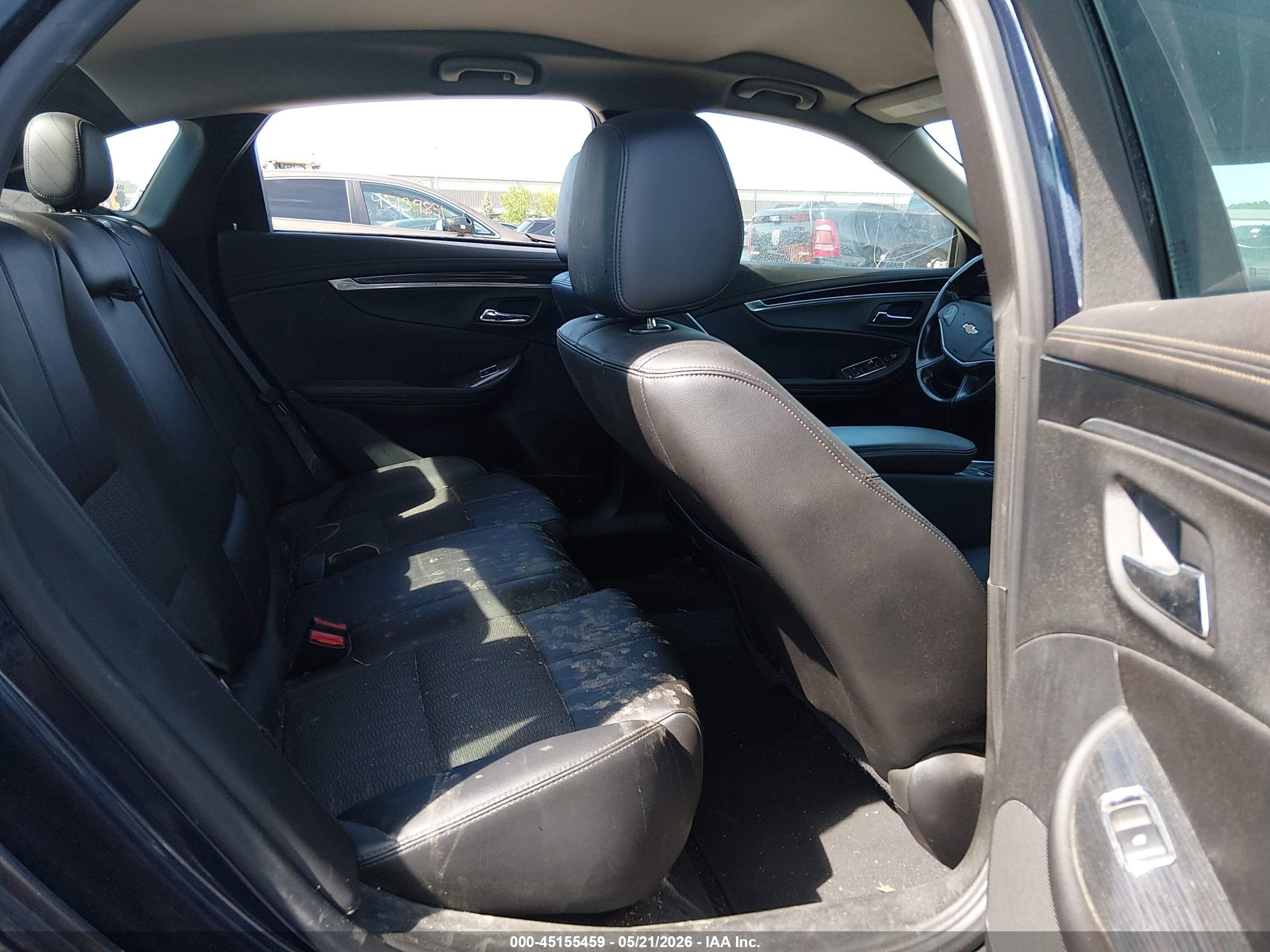 2017 Chevrolet Impala 1lt Blue vin: 2G1105SA5H9167665