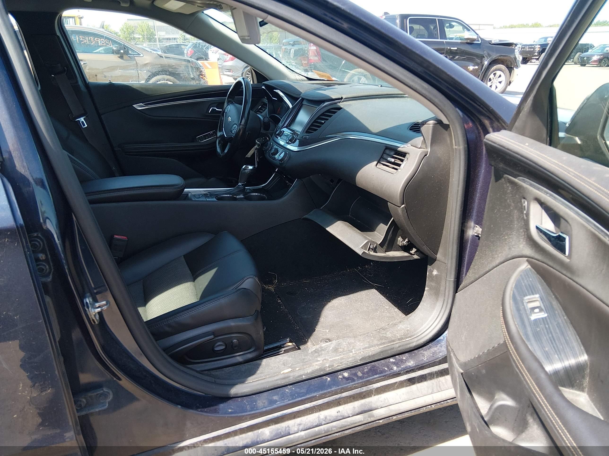 2017 Chevrolet Impala 1lt Blue vin: 2G1105SA5H9167665