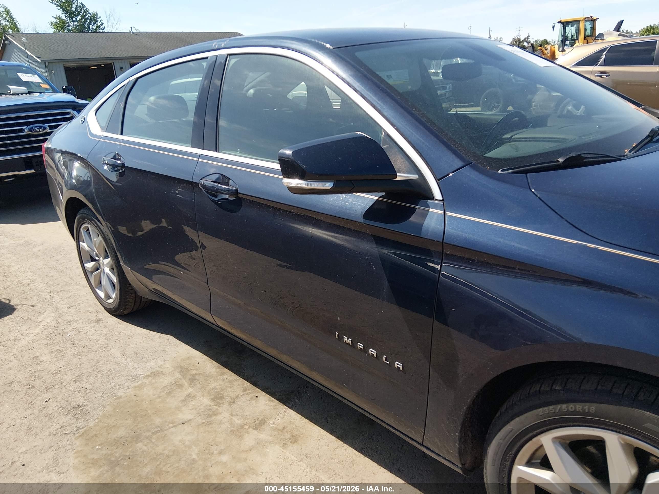 2017 Chevrolet Impala 1lt Blue vin: 2G1105SA5H9167665
