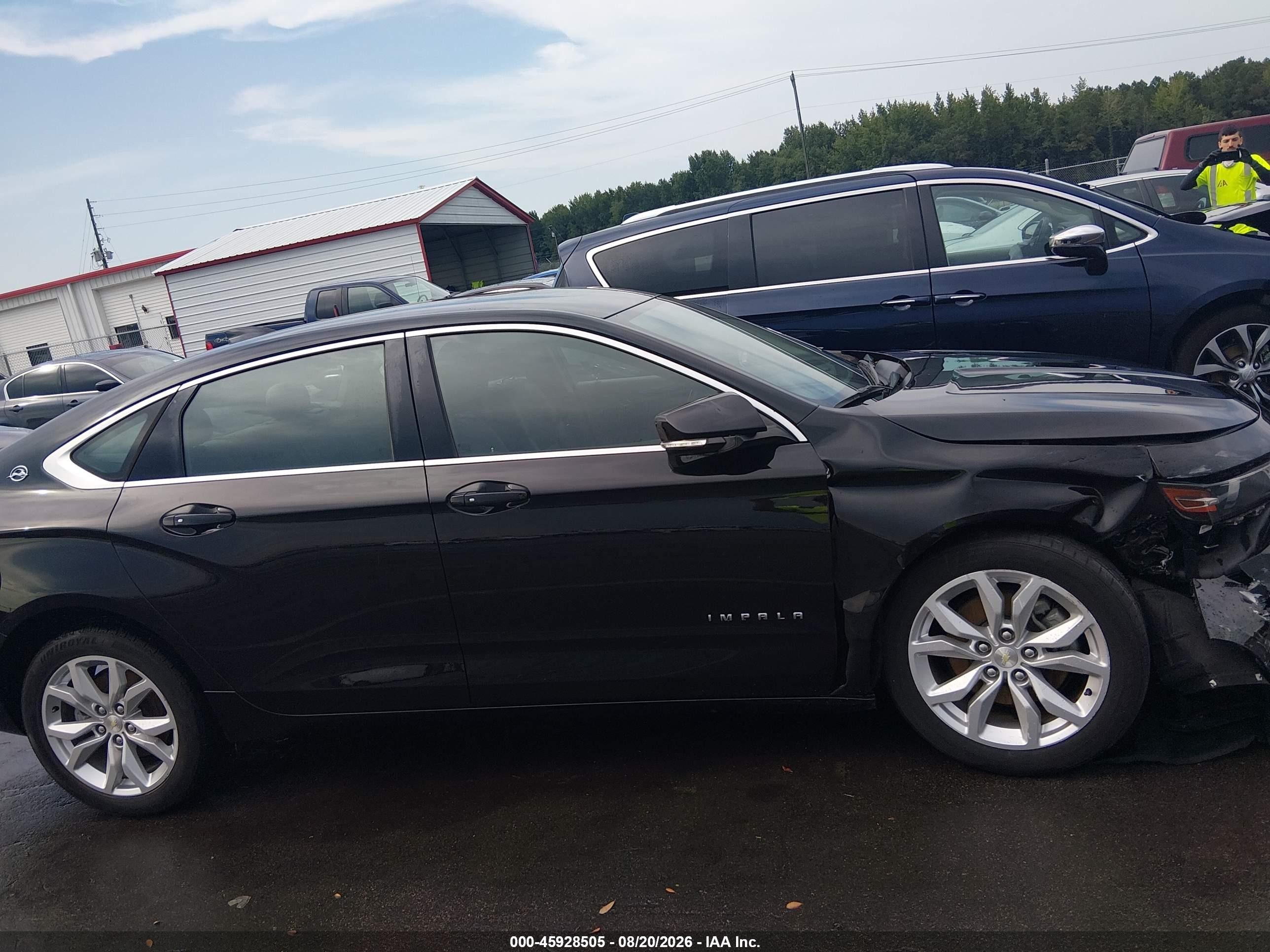 2018 Chevrolet Impala 1lt Black vin: 2G1105SA6J9101678
