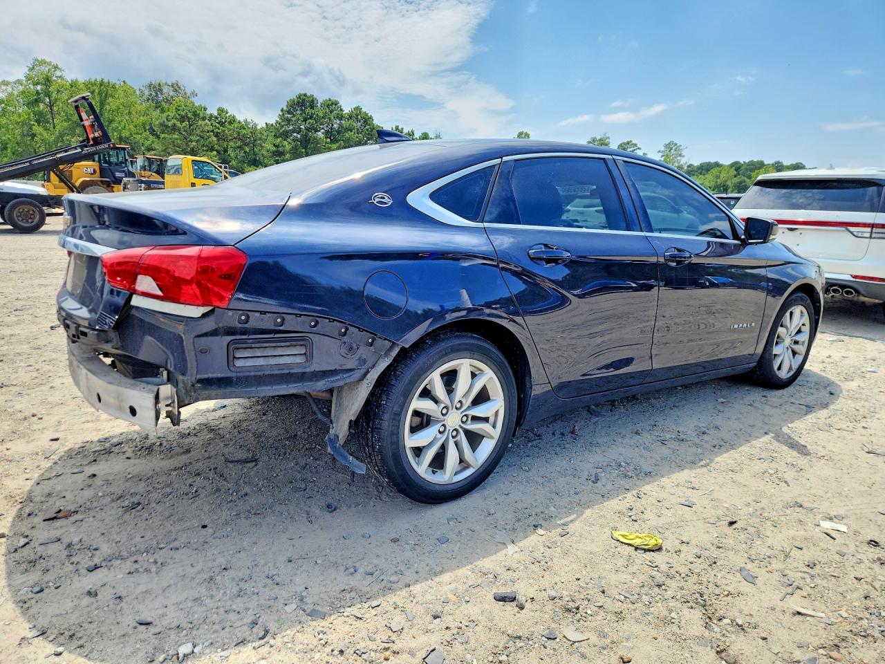 2016 Chevrolet Impala Lt Blue vin: 2G1105SA9G9145442