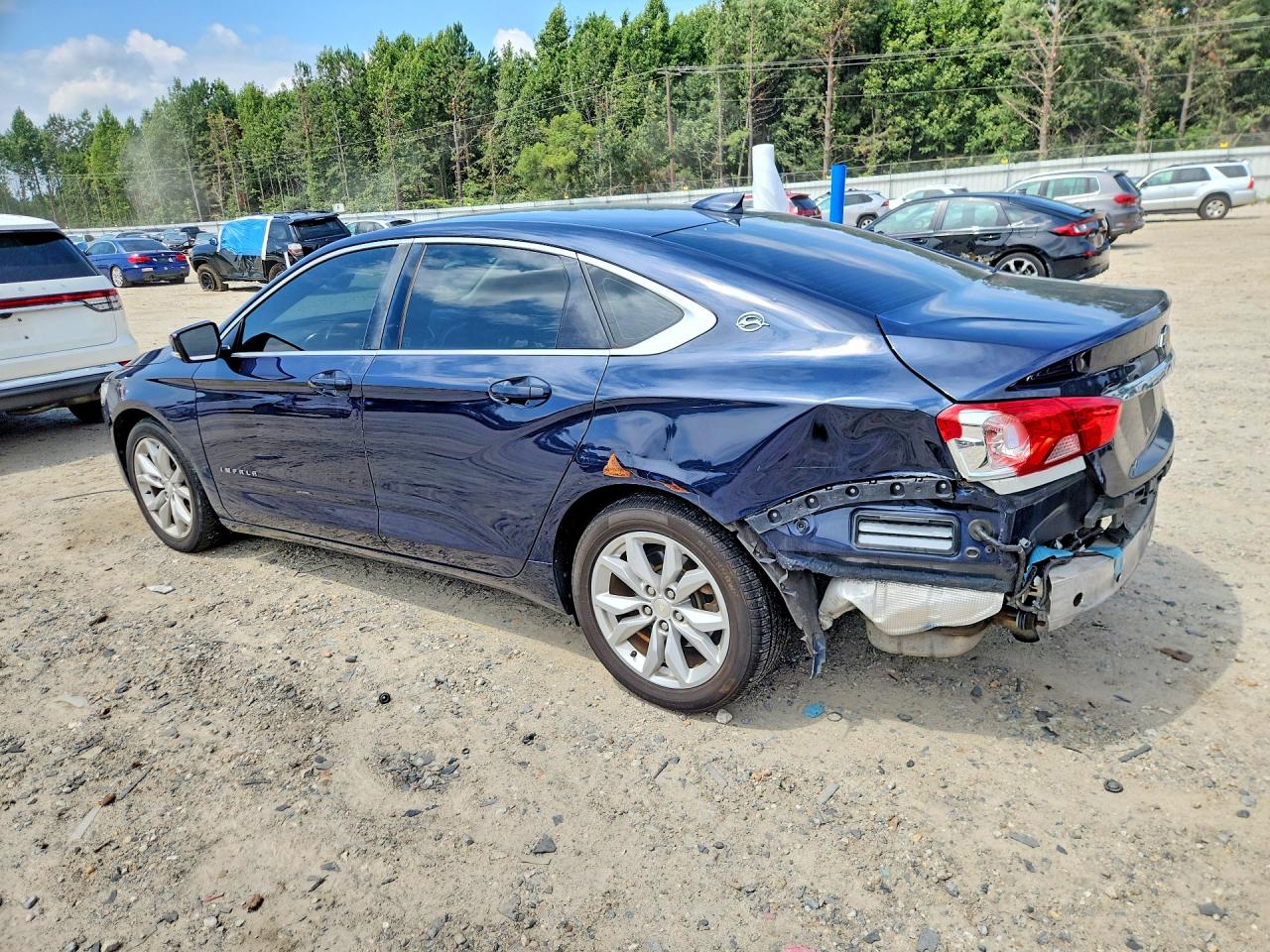 2016 Chevrolet Impala Lt Blue vin: 2G1105SA9G9145442