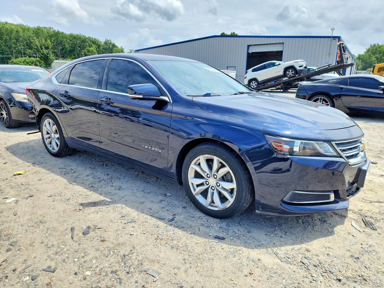 2016 Chevrolet Impala Lt Blue vin: 2G1105SA9G9145442