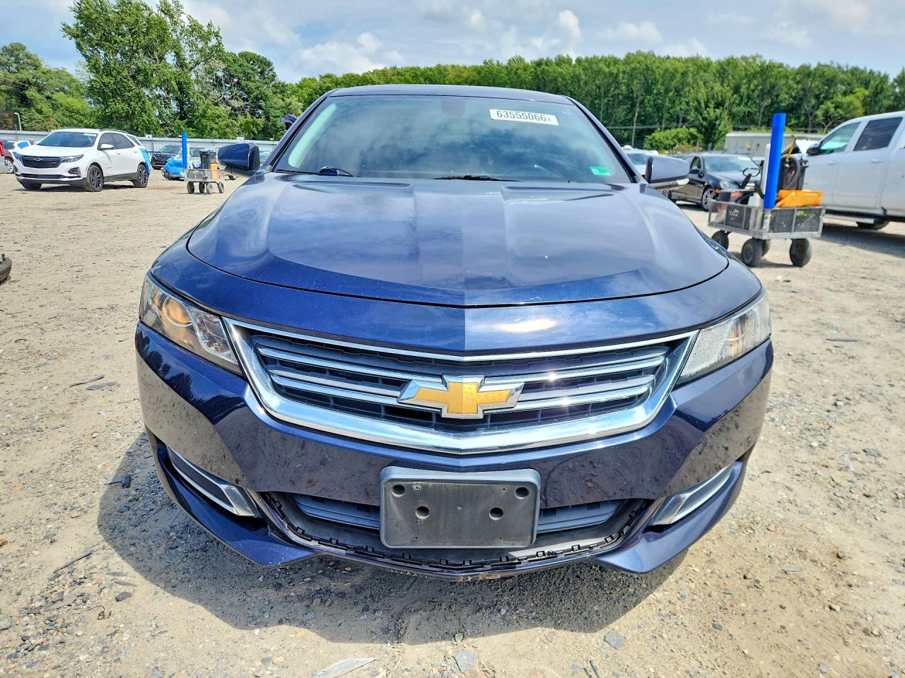 2016 Chevrolet Impala Lt Blue vin: 2G1105SA9G9145442