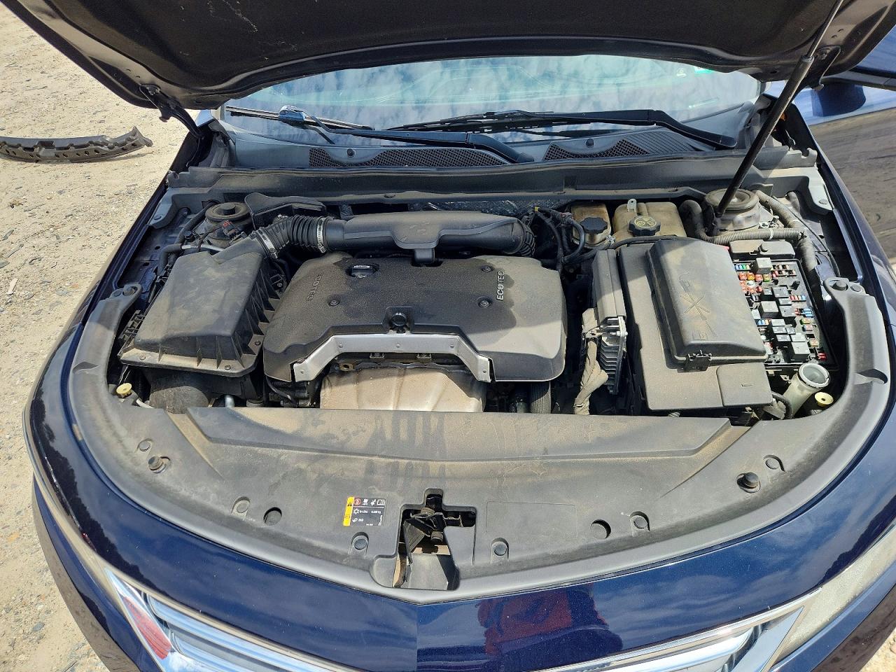 2016 Chevrolet Impala Lt Blue vin: 2G1105SA9G9145442