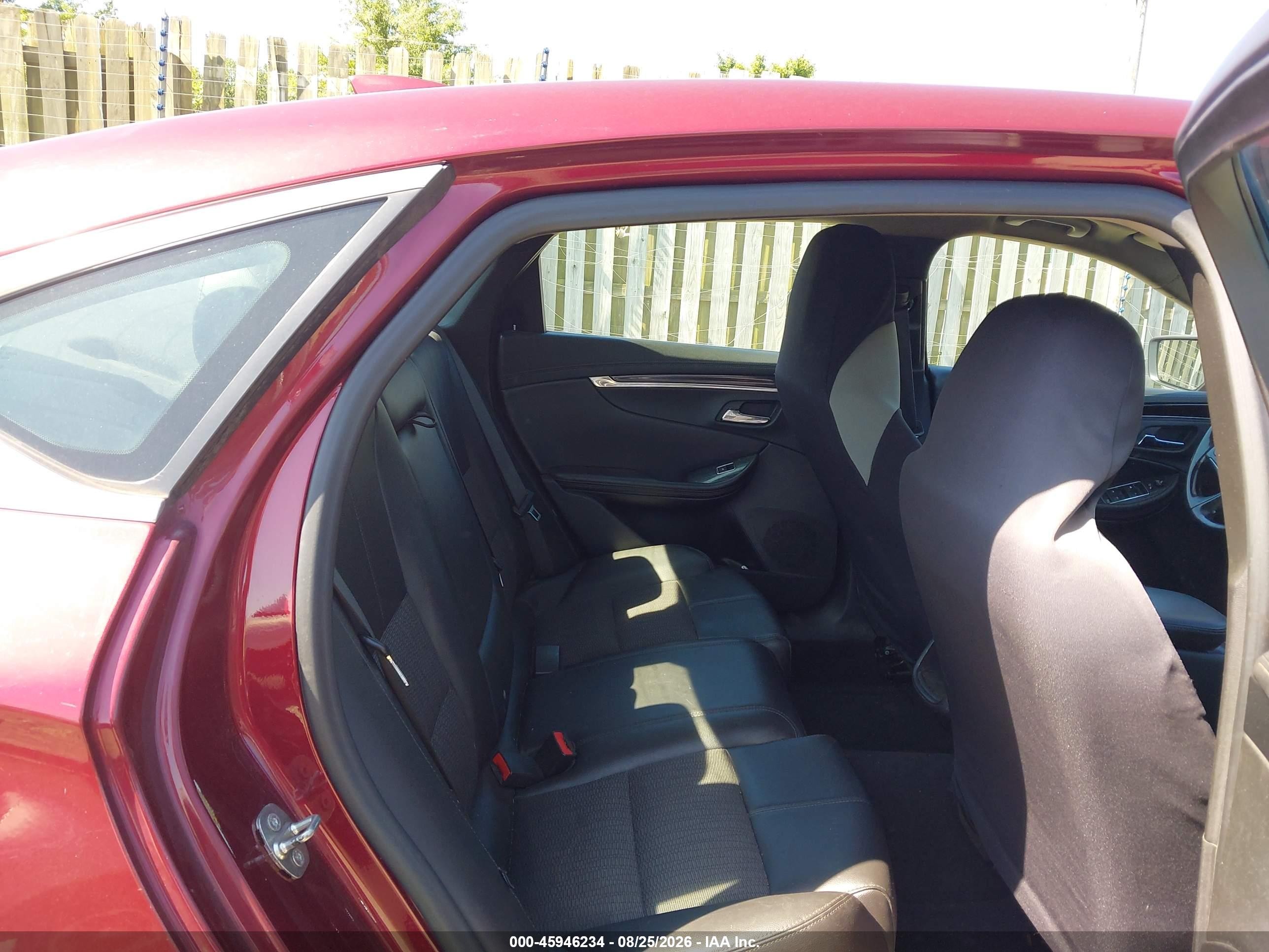 2017 Chevrolet Impala 1lt Red vin: 2G1105SAXH9118994