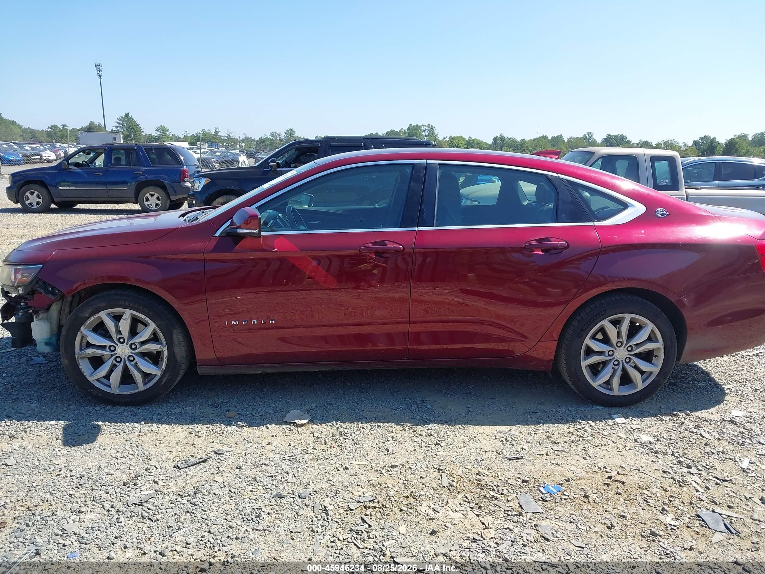 2017 Chevrolet Impala 1lt Red vin: 2G1105SAXH9118994