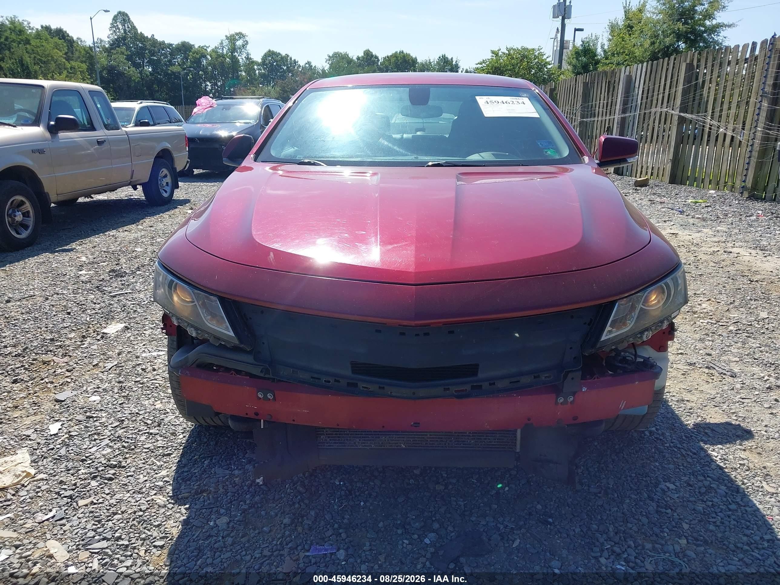 2017 Chevrolet Impala 1lt Red vin: 2G1105SAXH9118994