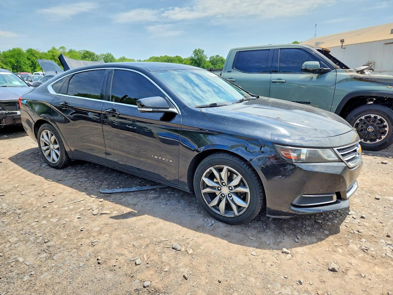 2016 Chevrolet Impala Lt Black vin: 2G1115S31G9116211