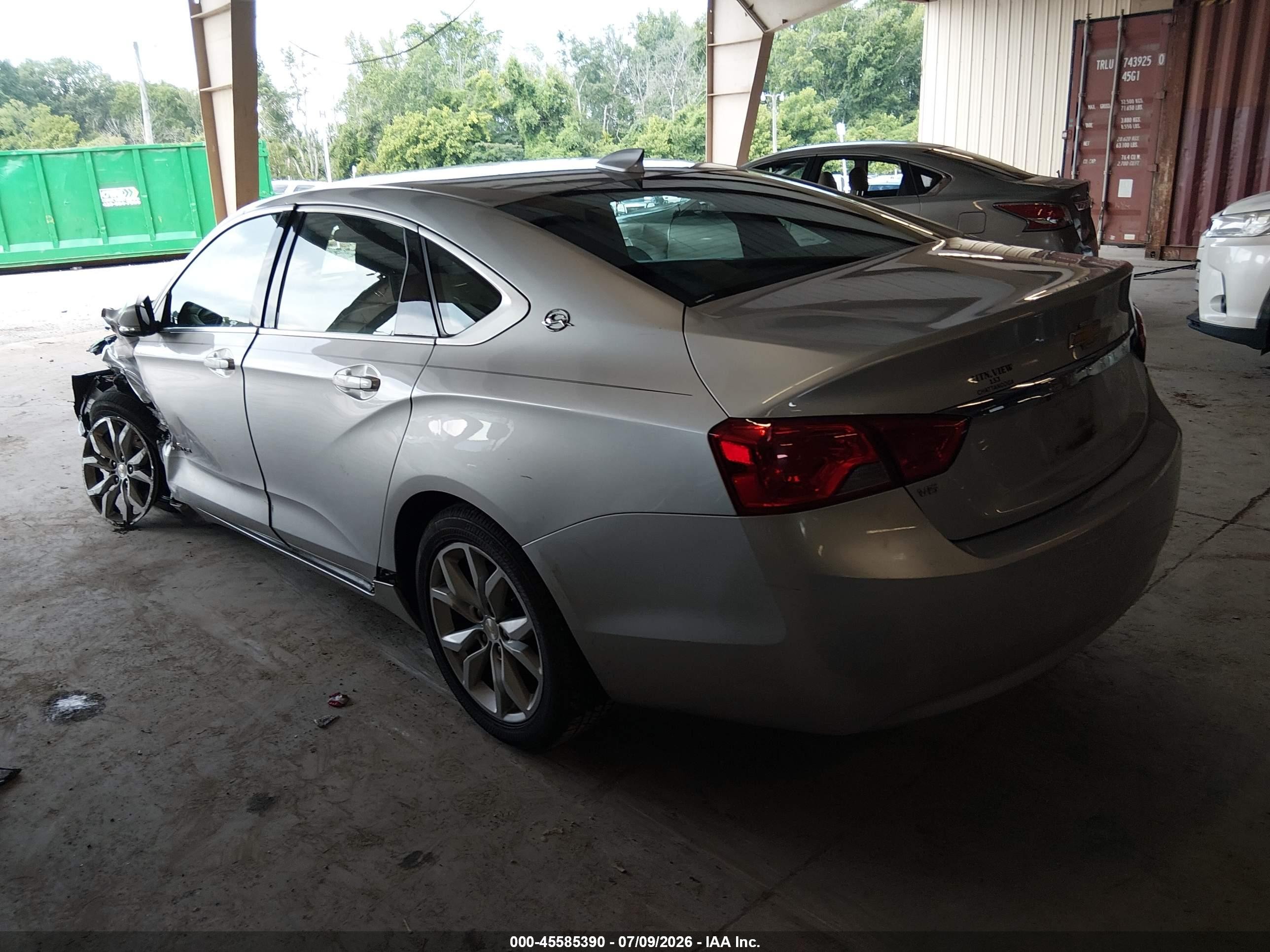 2016 Chevrolet Impala 2lt Серебряный vin: 2G1115S37G9158656