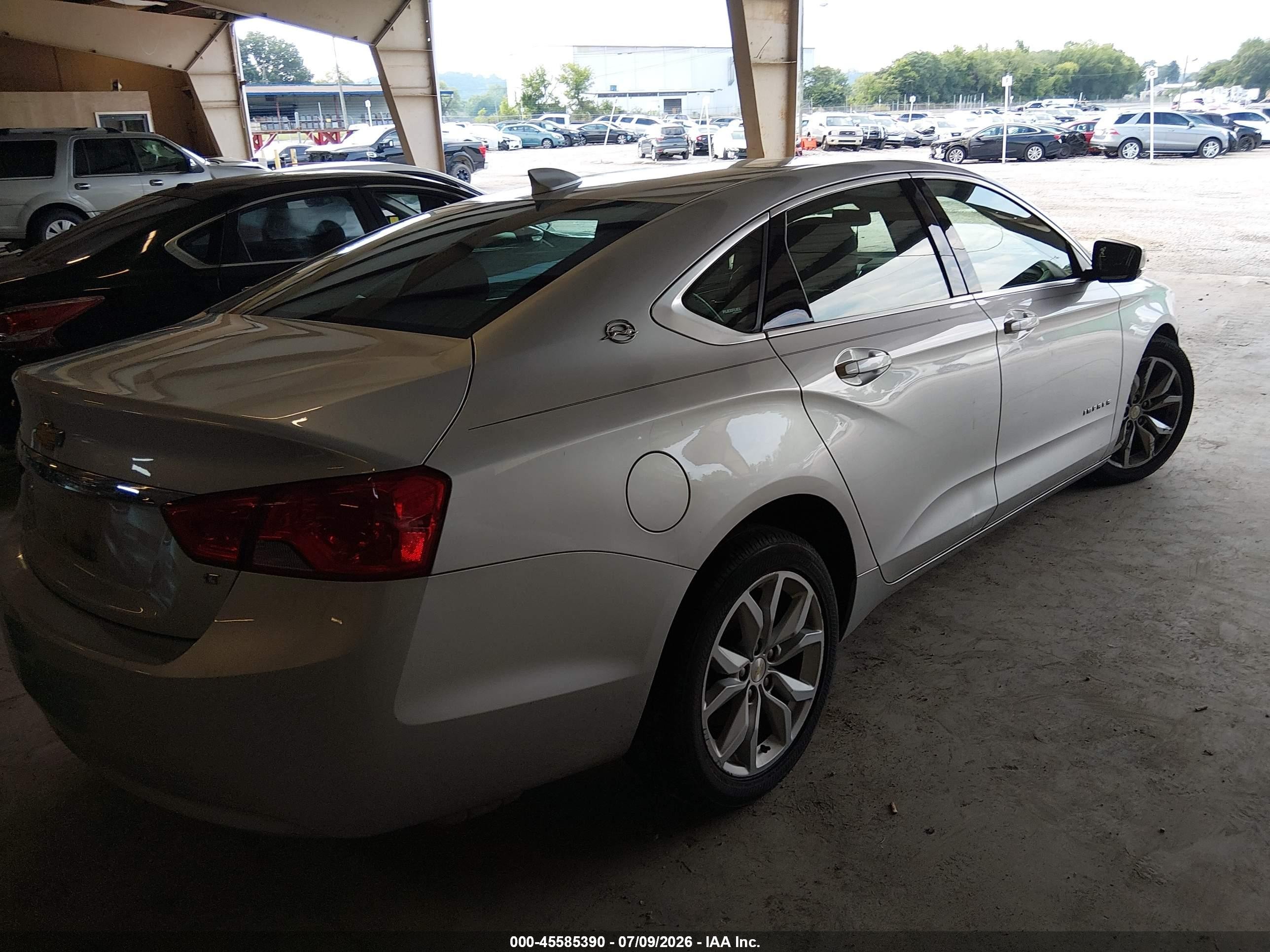 2016 Chevrolet Impala 2lt Серебряный vin: 2G1115S37G9158656