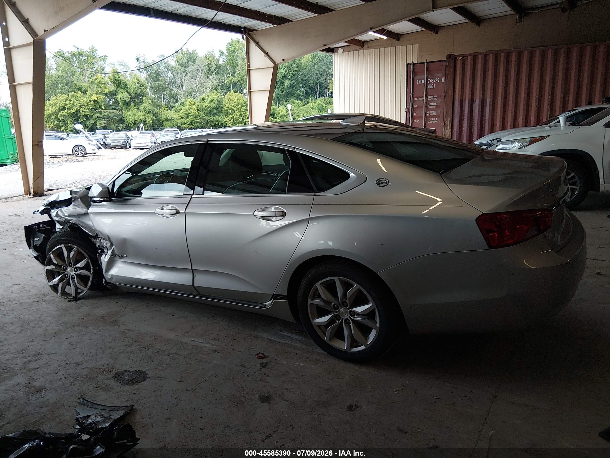 2016 Chevrolet Impala 2lt Серебряный vin: 2G1115S37G9158656