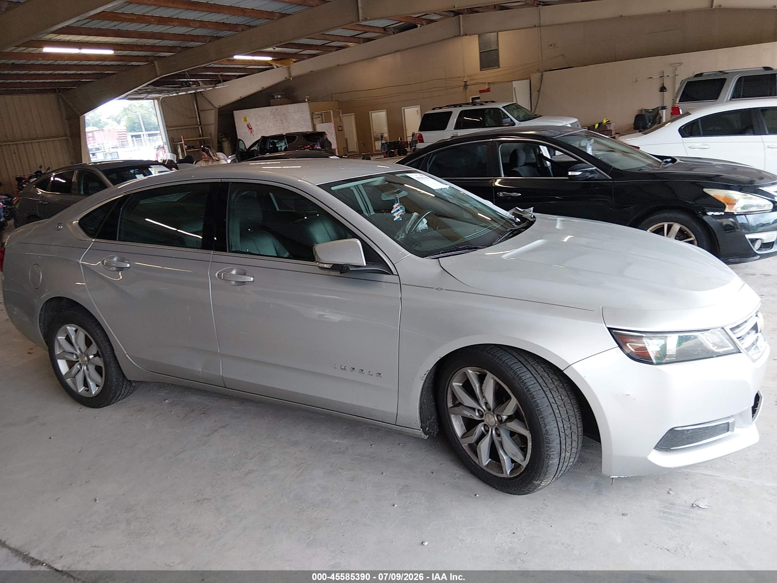 2016 Chevrolet Impala 2lt Серебряный vin: 2G1115S37G9158656