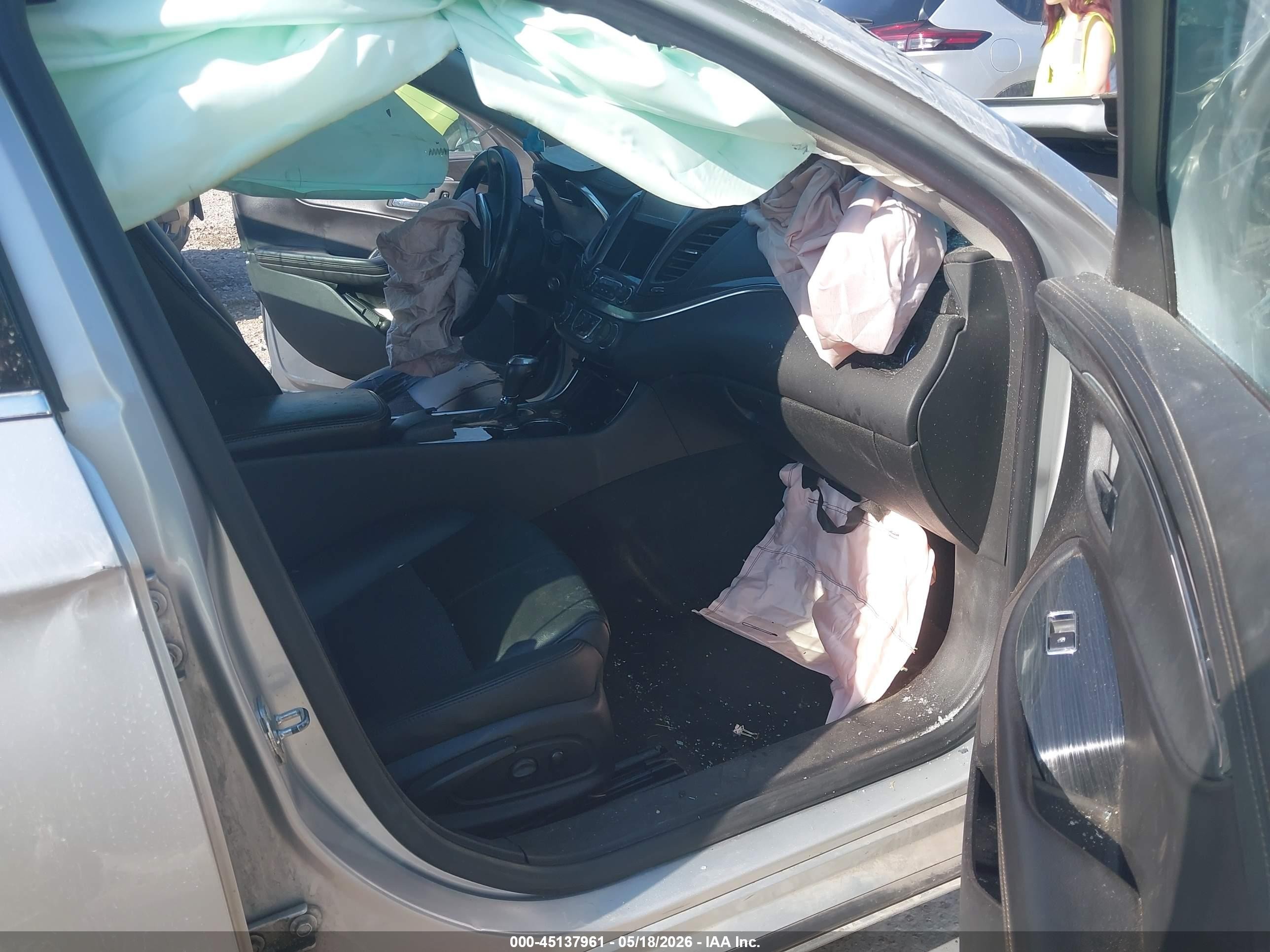 2016 Chevrolet Impala Lt Silver vin: 2G1115S38G9155653