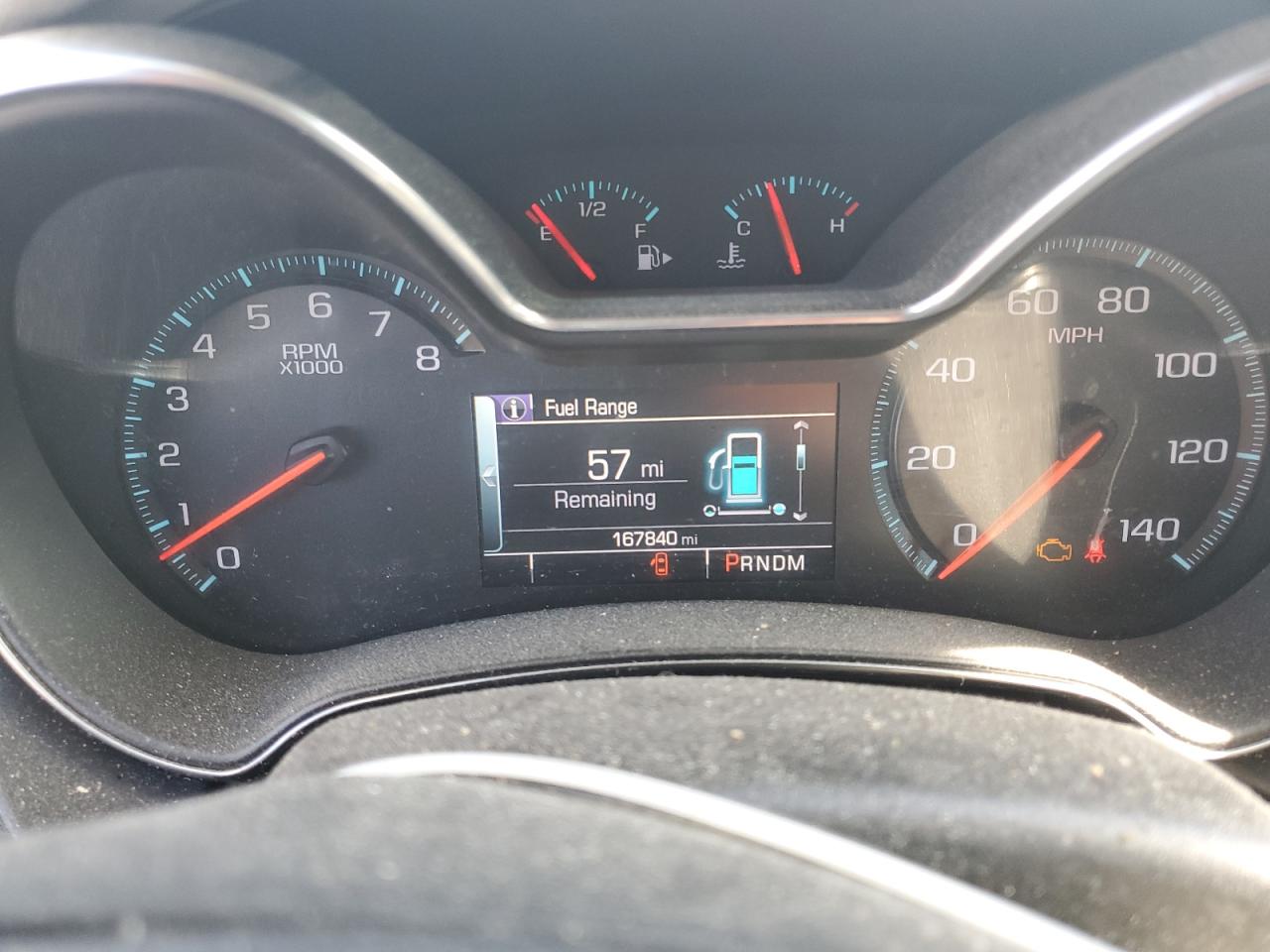 2016 Chevrolet Impala Lt Silver vin: 2G1115S3XG9156450 Damage: Warning Light - Engine, On, Unacceptable