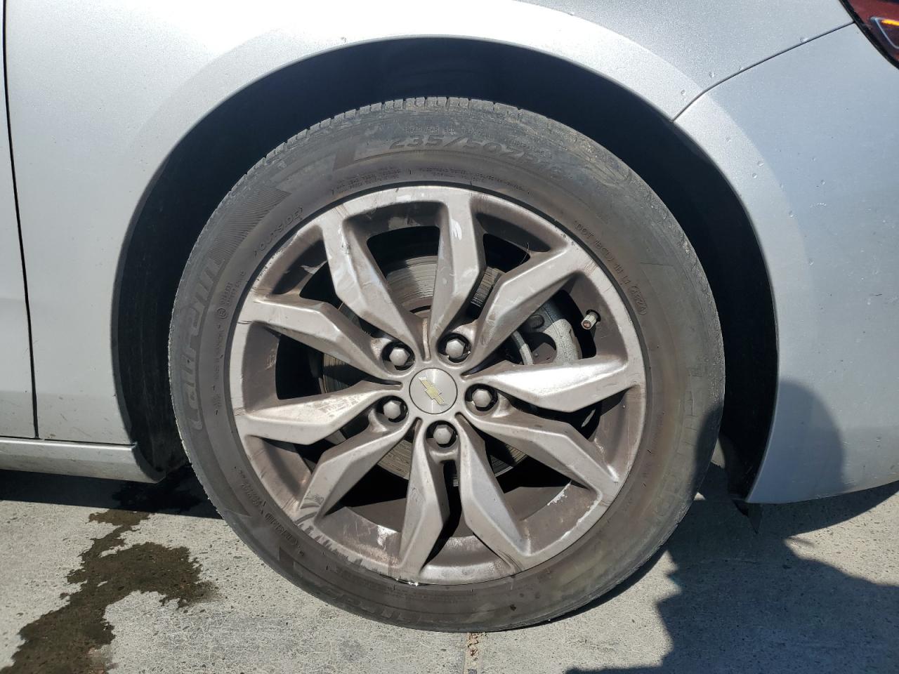 2016 Chevrolet Impala Lt Silver vin: 2G1115S3XG9156450 Damage: Right Front Wheel, Curb Rash, 1 To 2 Inches
