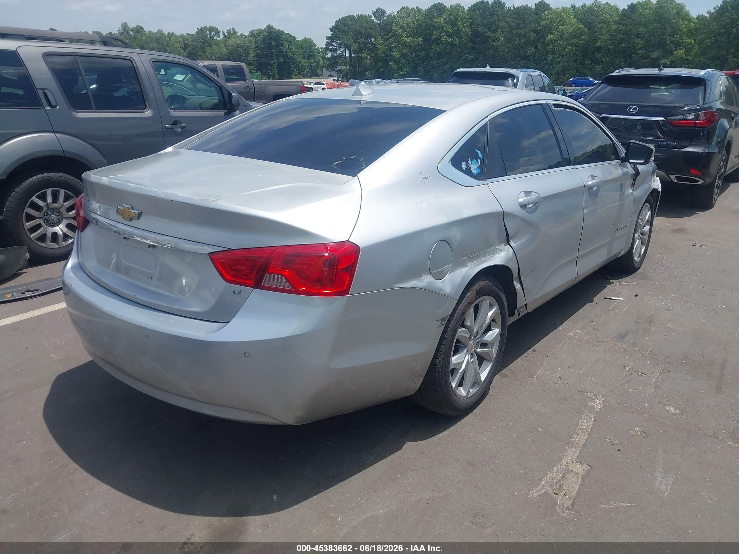 2014 Chevrolet Impala 1lt Silver vin: 2G1115SL0E9181029