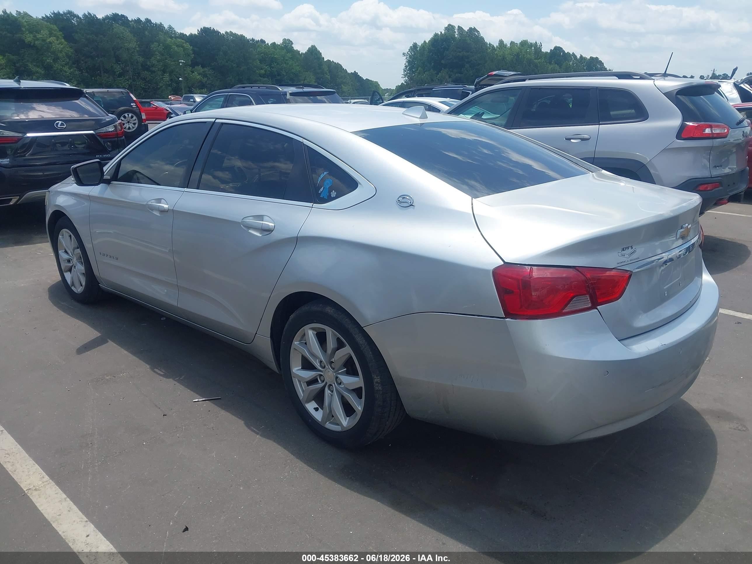 2014 Chevrolet Impala 1lt Silver vin: 2G1115SL0E9181029