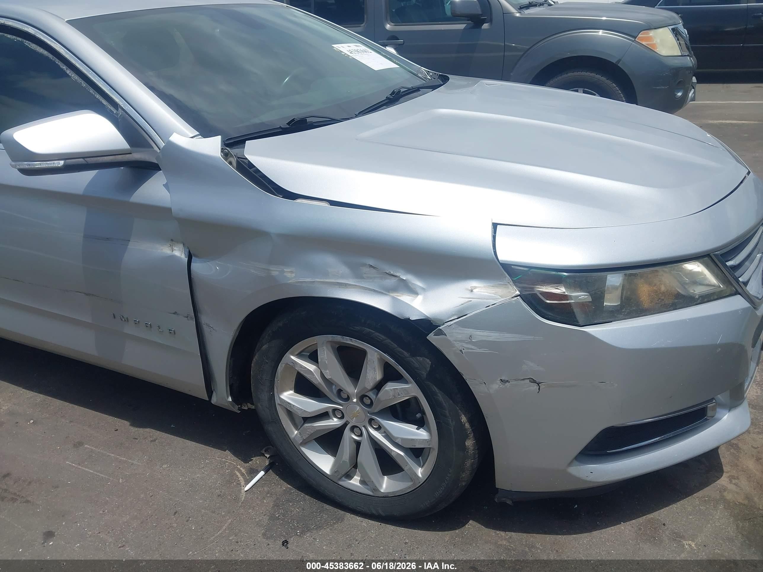 2014 Chevrolet Impala 1lt Silver vin: 2G1115SL0E9181029