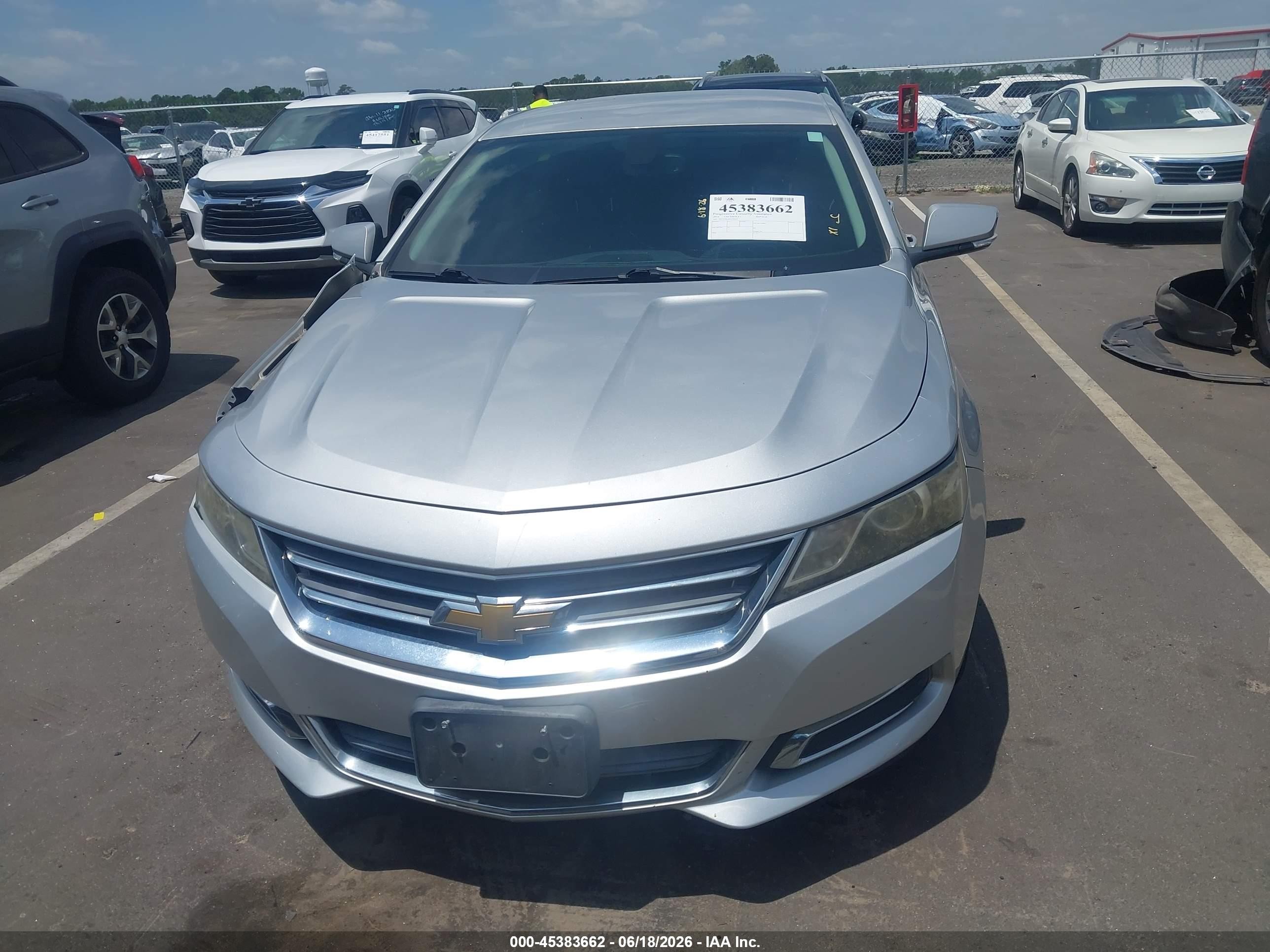 2014 Chevrolet Impala 1lt Silver vin: 2G1115SL0E9181029