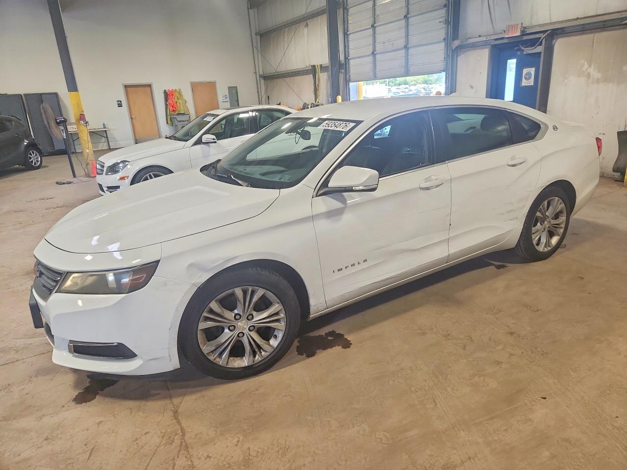 2014 Chevrolet Impala Lt White vin: 2G1115SL0E9219164