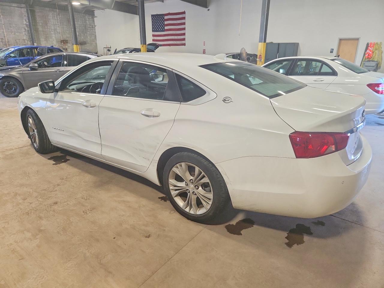 2014 Chevrolet Impala Lt White vin: 2G1115SL0E9219164