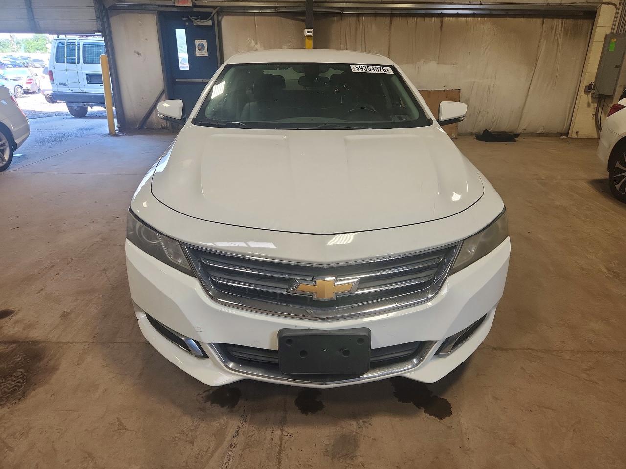 2014 Chevrolet Impala Lt White vin: 2G1115SL0E9219164
