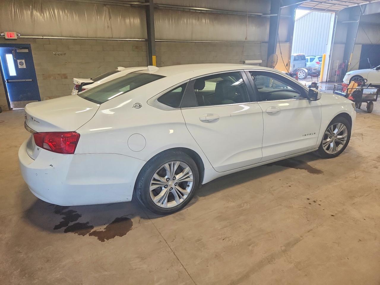 2014 Chevrolet Impala Lt White vin: 2G1115SL0E9219164