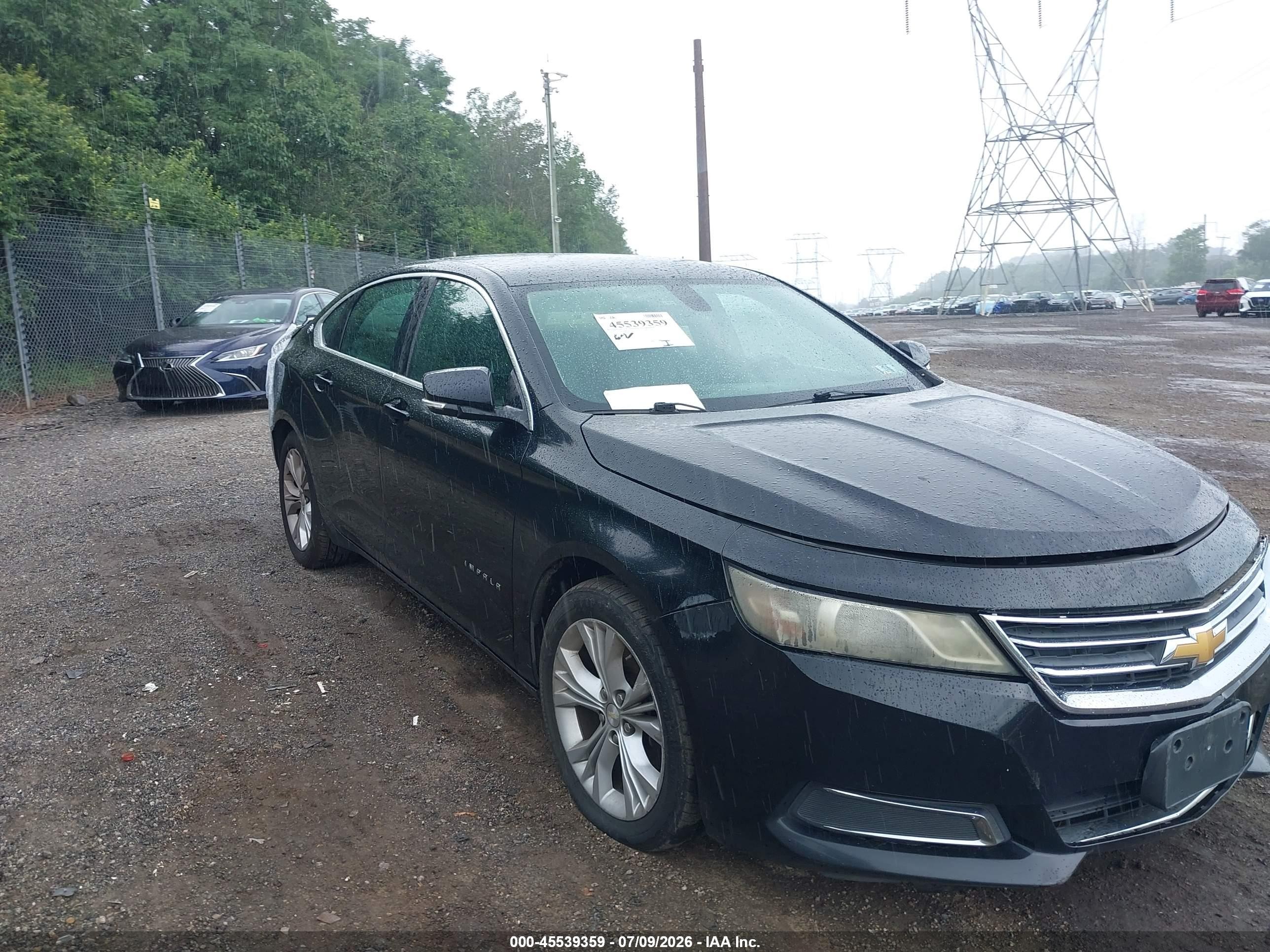 2014 Chevrolet Impala 1lt Black vin: 2G1115SL0E9238216
