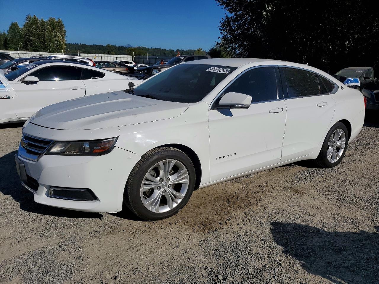2015 Chevrolet Impala Lt White vin: 2G1115SL0F9102623