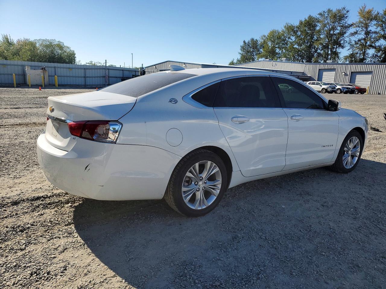 2015 Chevrolet Impala Lt White vin: 2G1115SL0F9102623