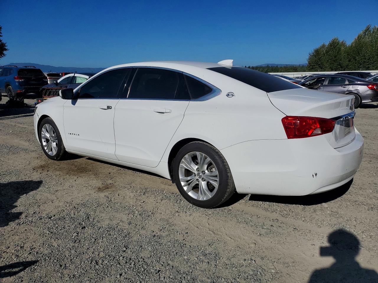 2015 Chevrolet Impala Lt White vin: 2G1115SL0F9102623