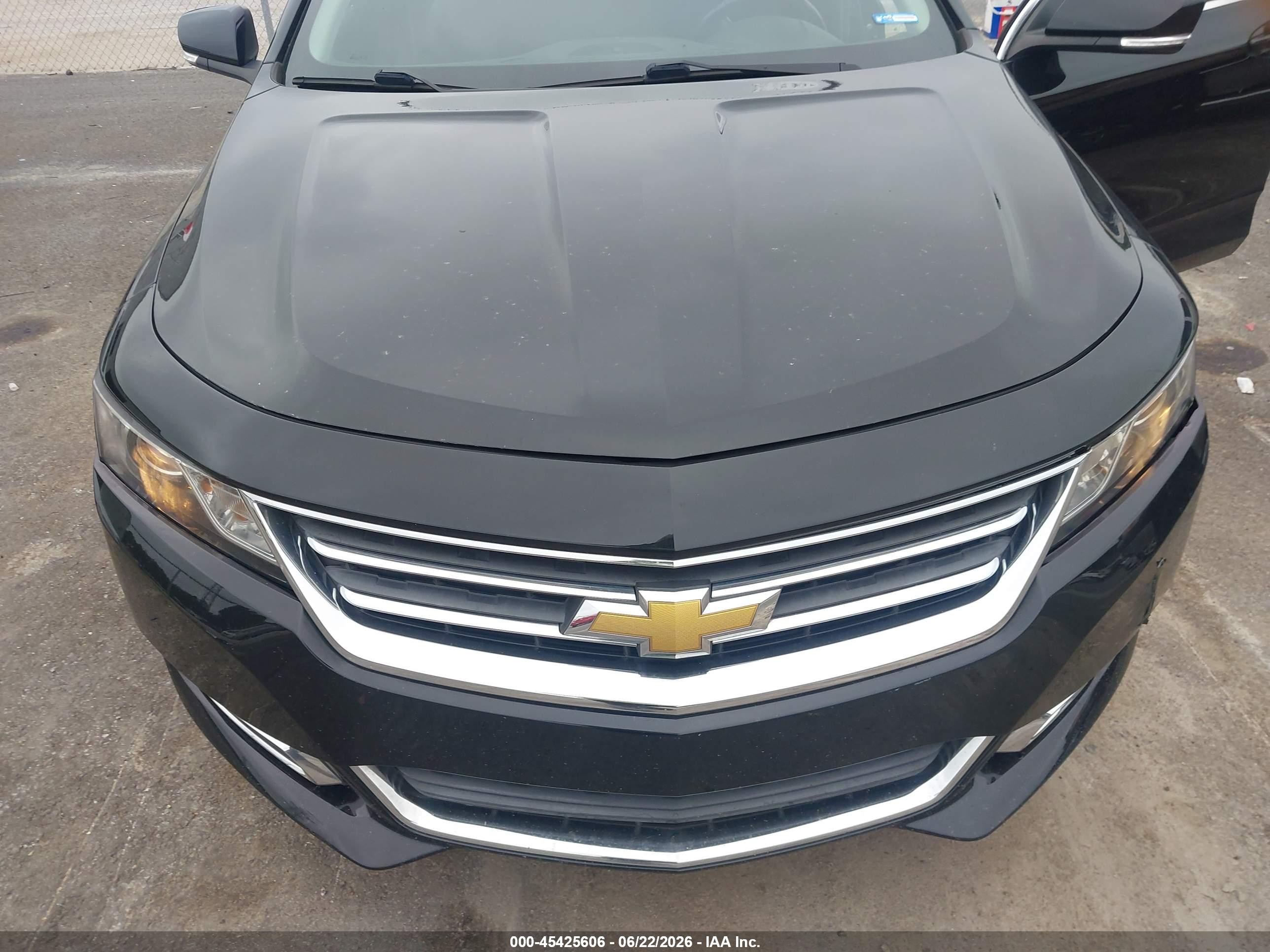 2015 Chevrolet Impala 1lt Черный vin: 2G1115SL0F9167634
