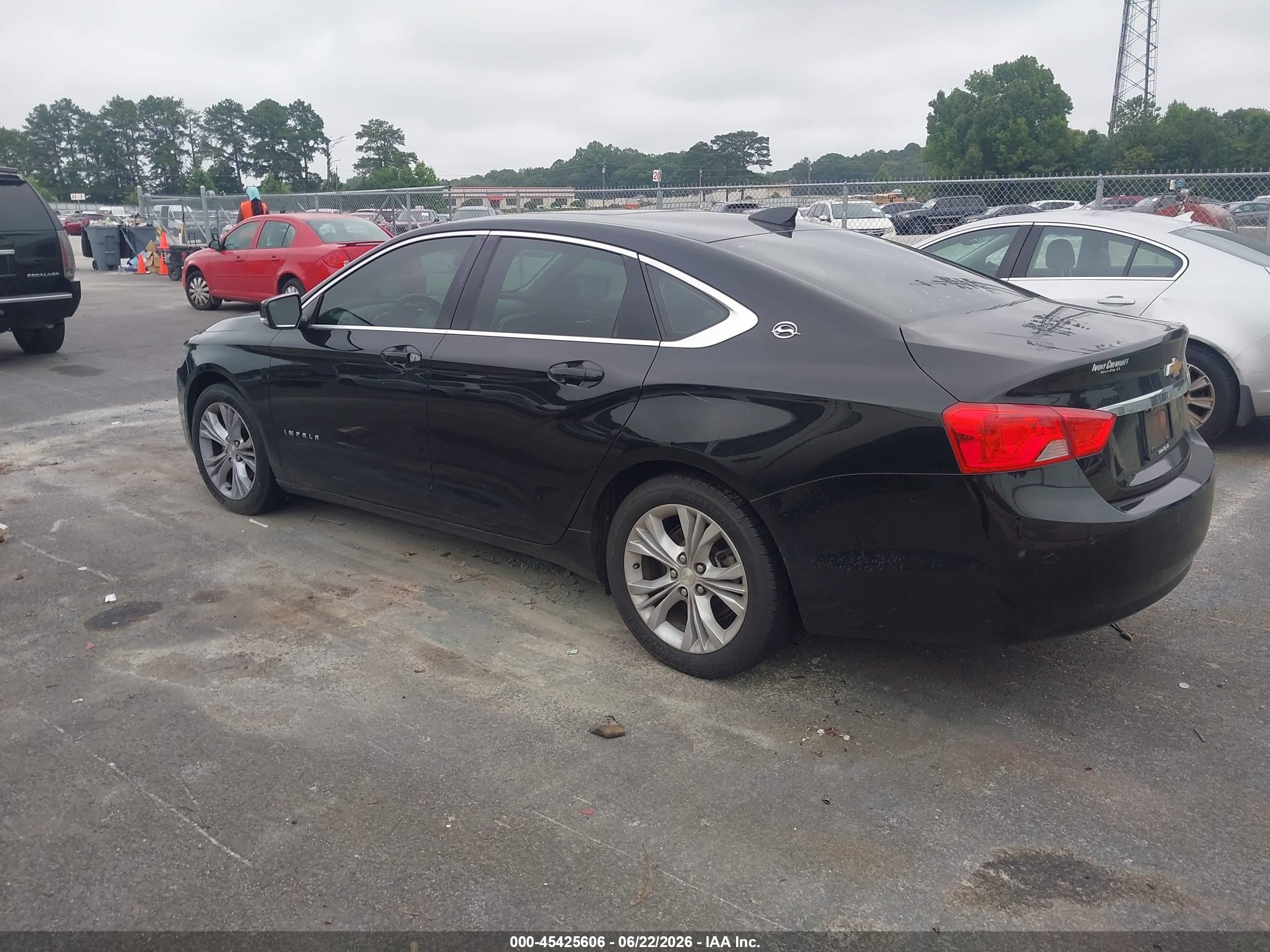 2015 Chevrolet Impala 1lt Черный vin: 2G1115SL0F9167634